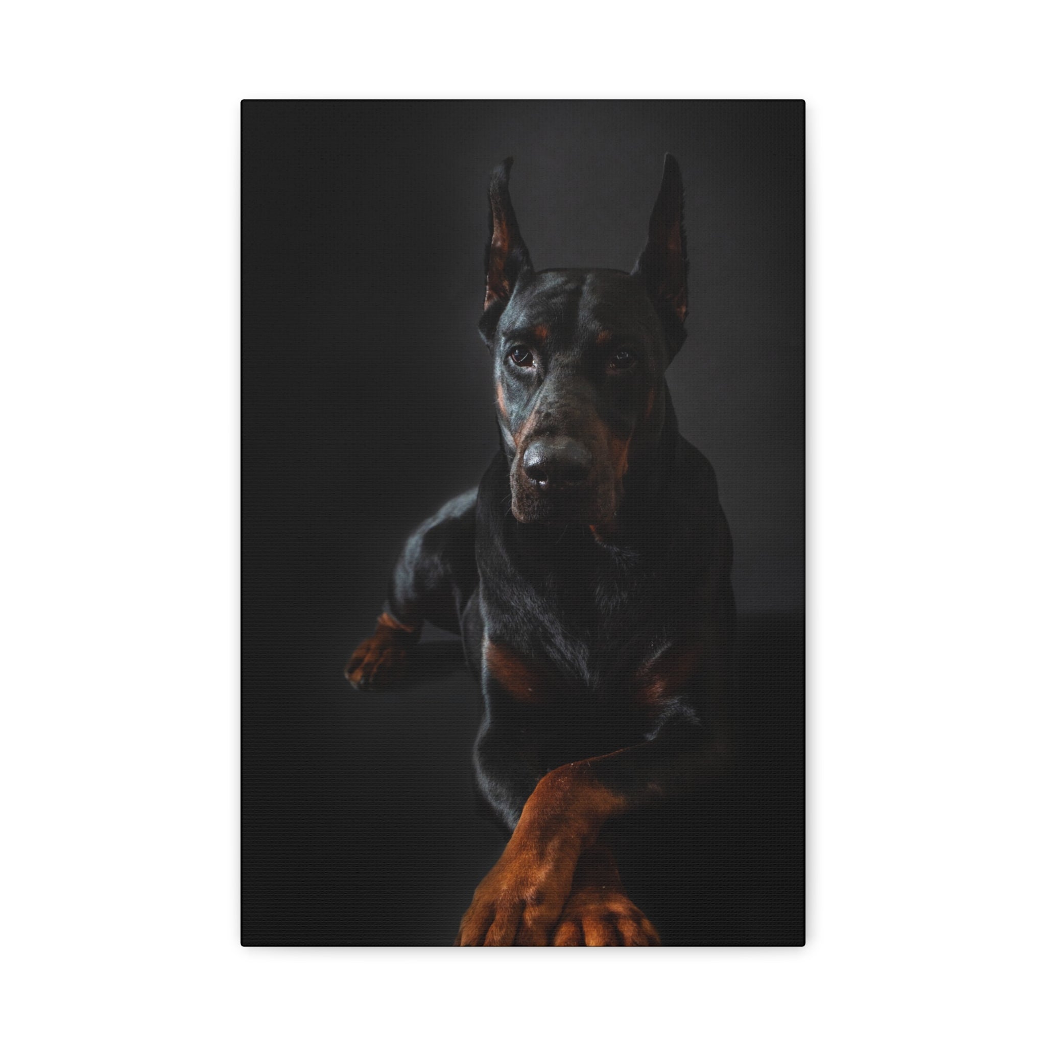 canvas-print-doberman-dog-wall-art-home-decor-office-decor-stretched-matte-canvas-1-25-gift-for-dog-lovers-animal-artwork-pet