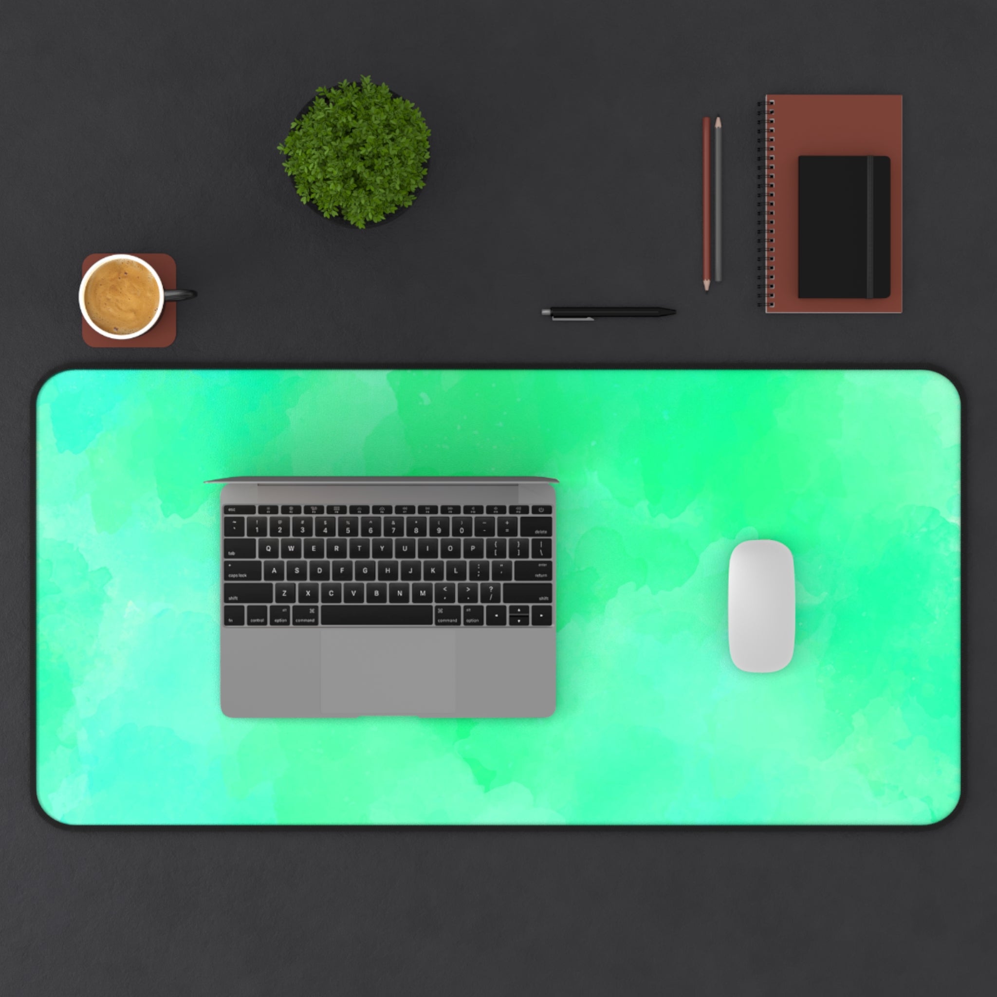 watercolor-turquoise-desk-mat-gaming-mousepad-office-desk-accessories-large-desk-blotter-computer-desk-cover-home-essentials