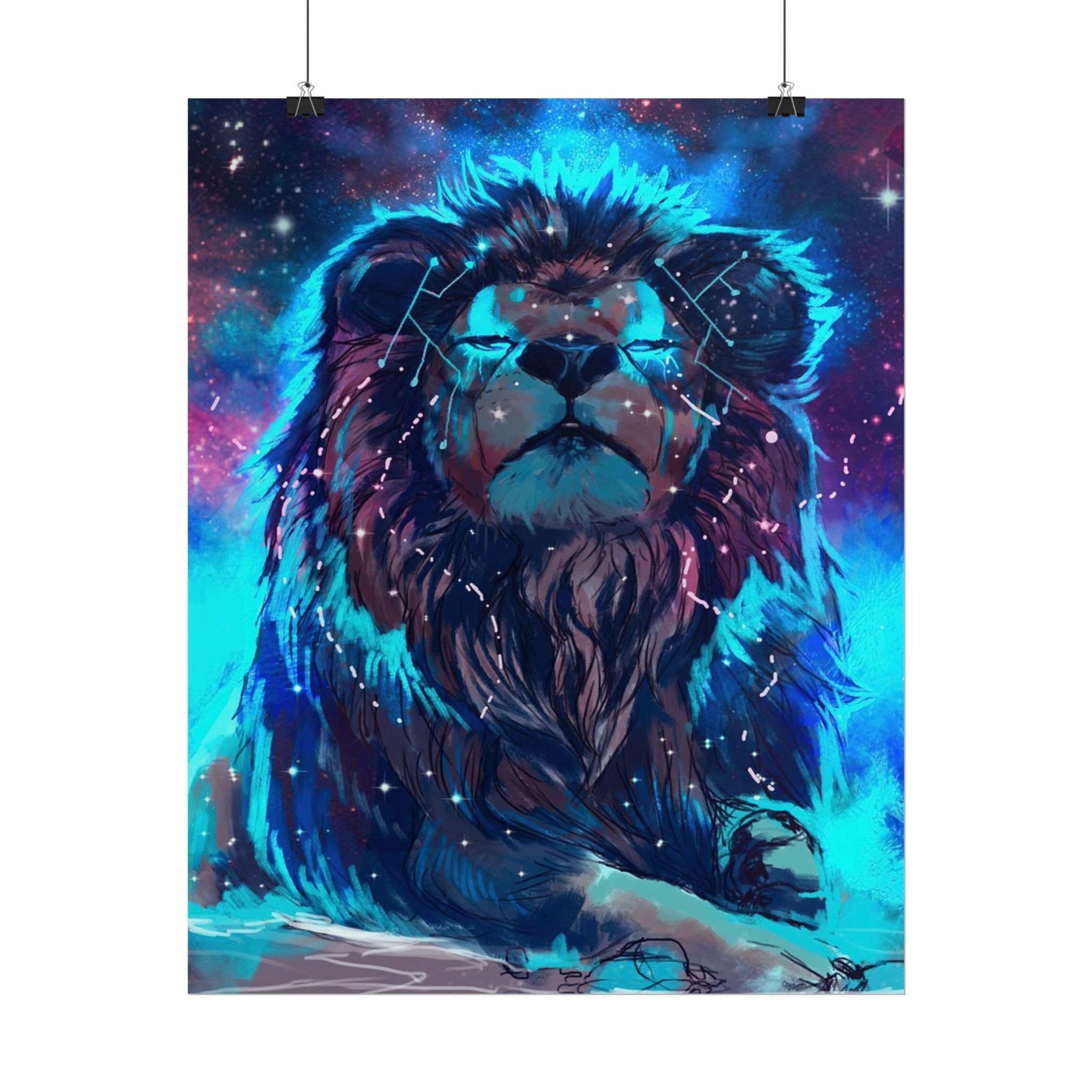 poster-print-lion-wall-art-fantasy-leon-living-room-decor-lion-wall-decor-lion-poster-jungle-animal-art-print-wildlife-safari