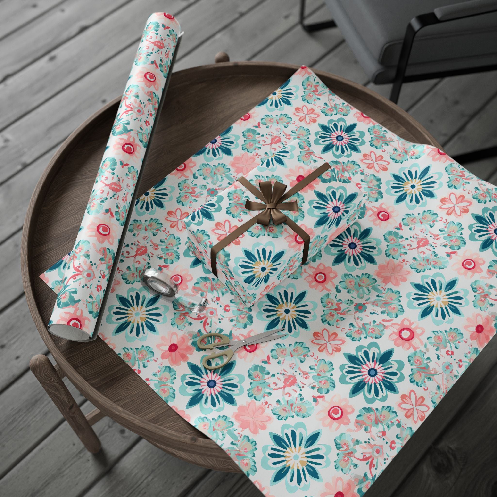 boho-wrapping-papers-pastel-gift-wrap-roll-for-birthday-unique-bohemian-design-holiday-present-wrap-scandinavian-style-packag