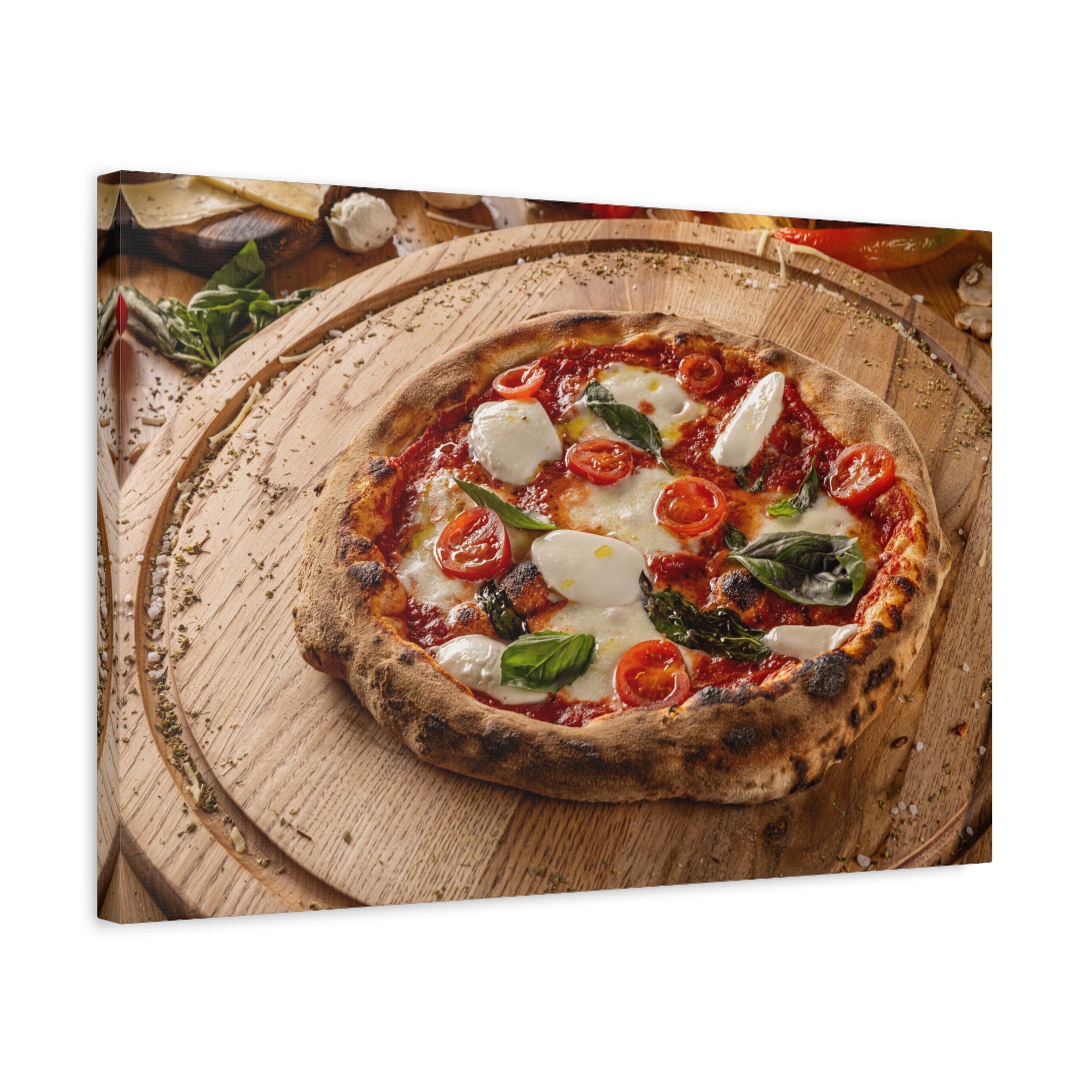 canvas-print-pizza-margherita-kitchen-wall-art-wall-decor-foodie-gift-italian-food-wall-art-restaurant-decor-home-decor-food-