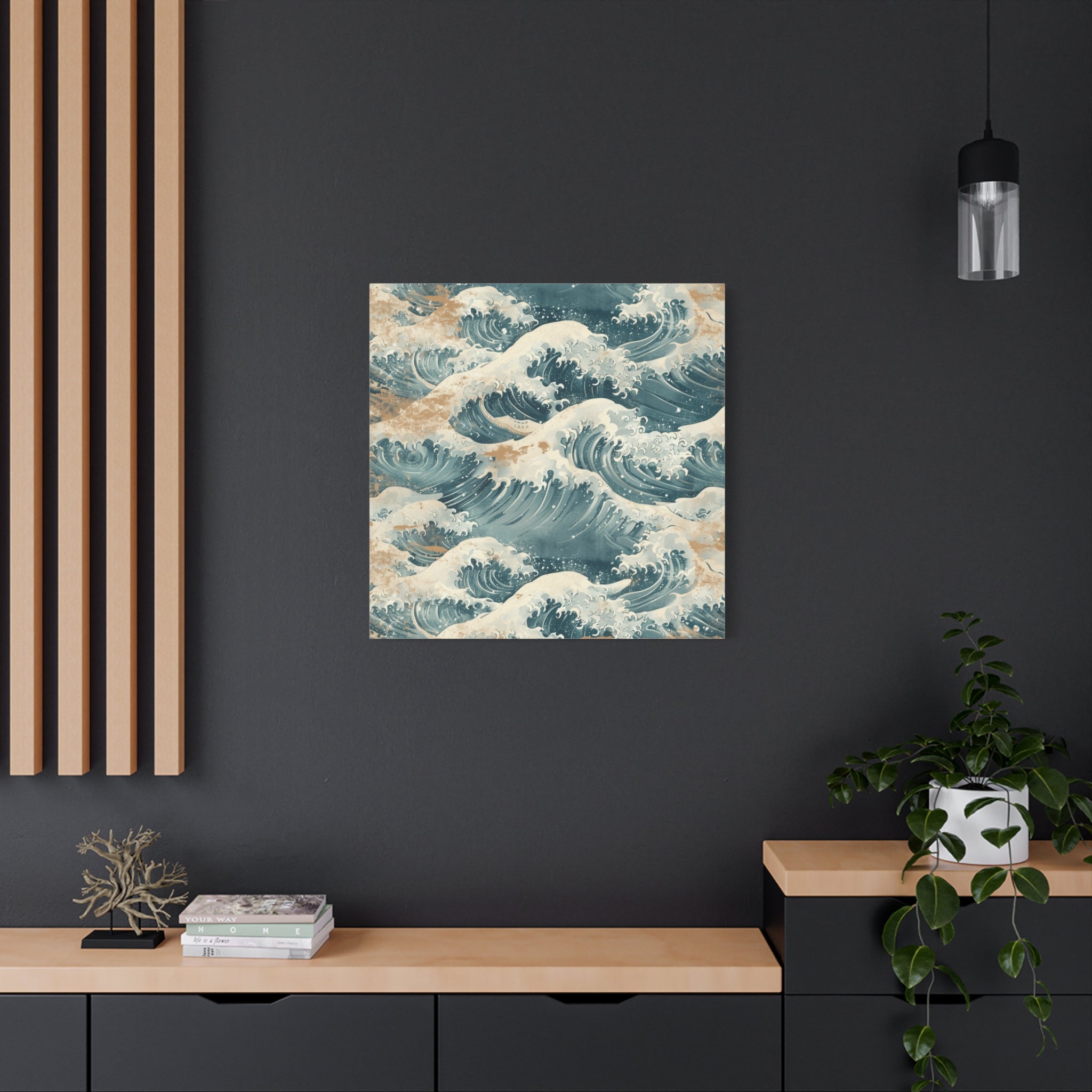canvas-print-vintage-wave-pattern-japanese-style-colorful-wall-art-home-decor-stretched-matte-canvas-unique-gift-idea-office-