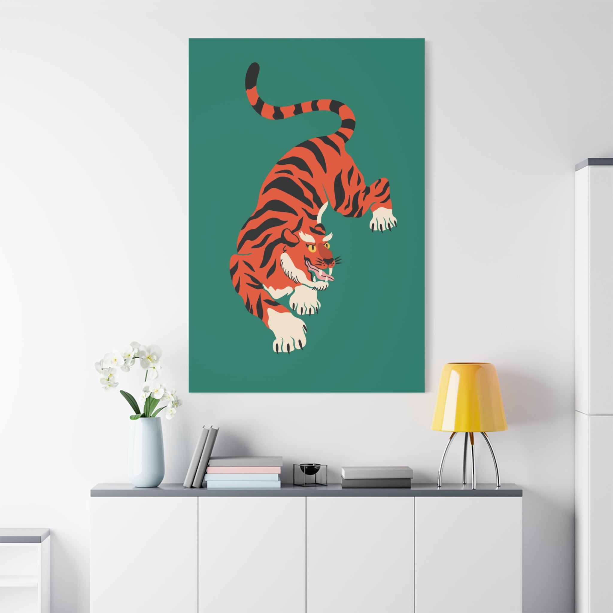 canvas-print-chinese-tiger-art-wall-decor-stretched-matte-canvas-home-decoration-tiger-wall-art-chinese-art-decor-chinese-zod