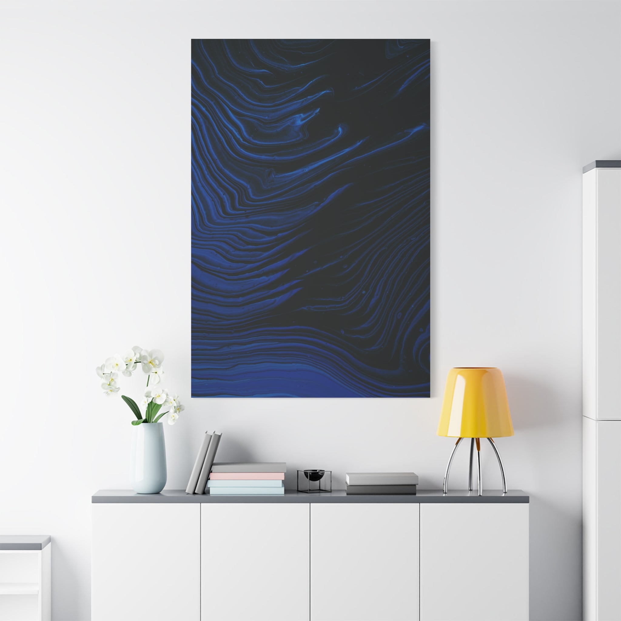 canvas-wall-art-navy-blue-abstract-canvas-print-home-decor-office-wall-art-navy-blue-aesthetic-decor-blue-room-decor-abstract