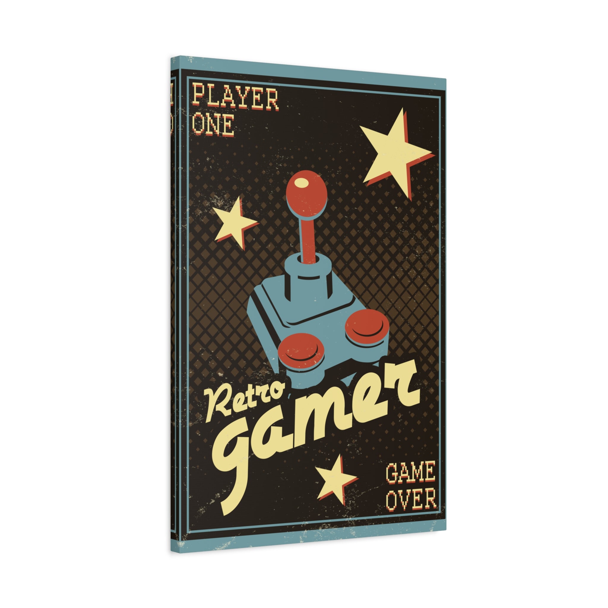 canvas-wall-art-retro-gamer-home-decor-game-over-matte-canvas-print-gaming-wall-decor-video-game-art-gamer-gift-vintage-art