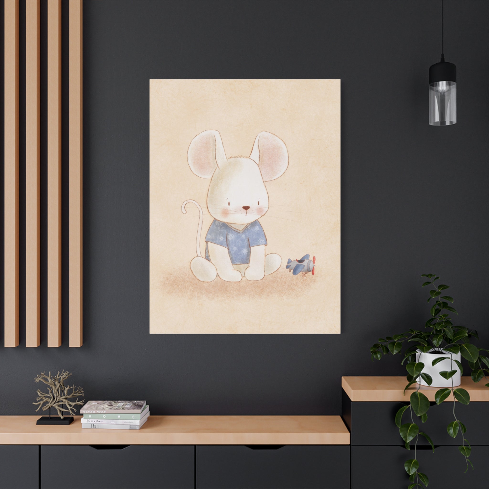 canvas-wall-art-cute-mouse-nursery-decor-baby-mouse-print-nursery-art-cute-mouse-decoration-baby-nursery-cute-animals