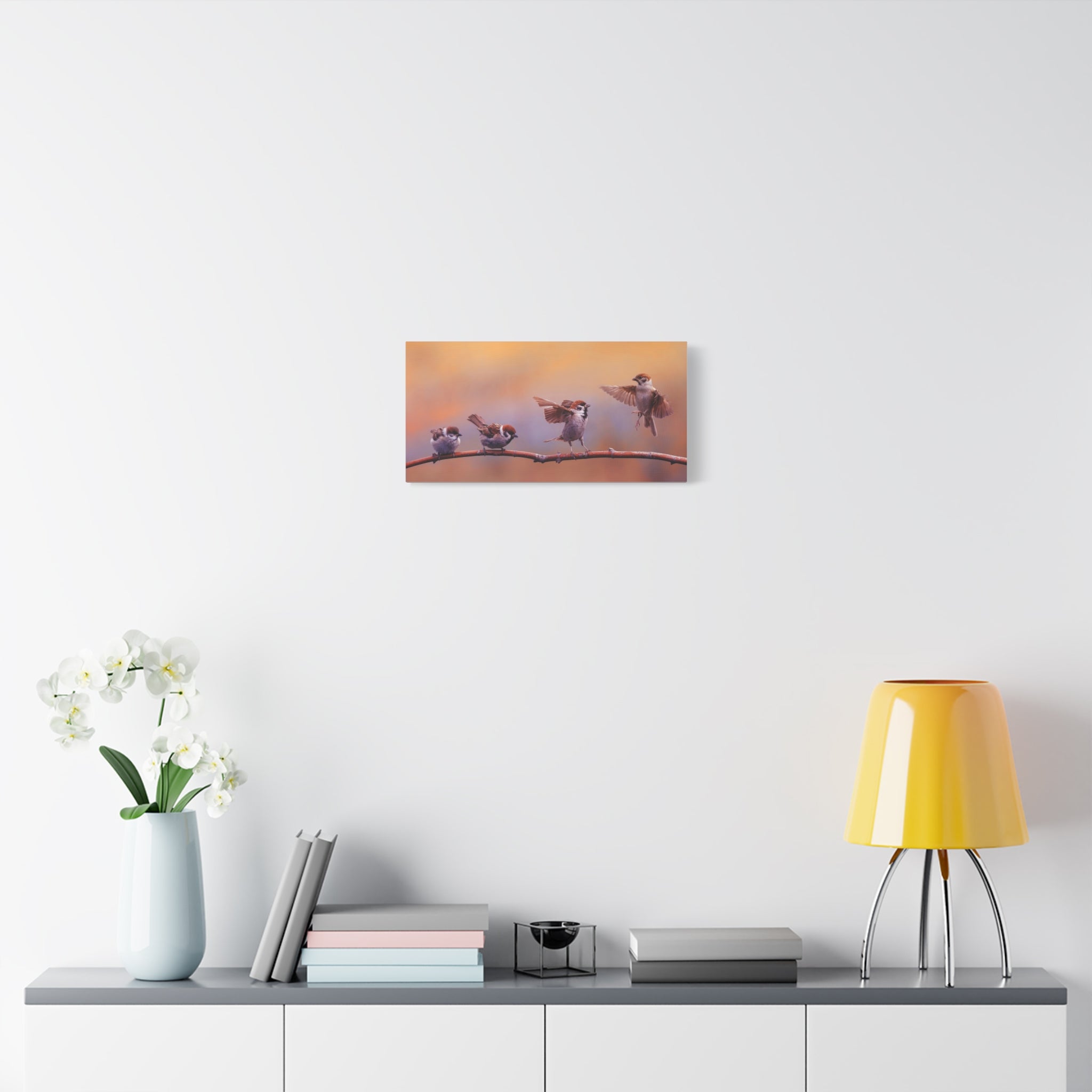 canvas-wall-art-sparrow-bird-lift-off-birds-lover-farmhouse-decor-matte-canvas-print-nature-wall-art-panoramic-animals