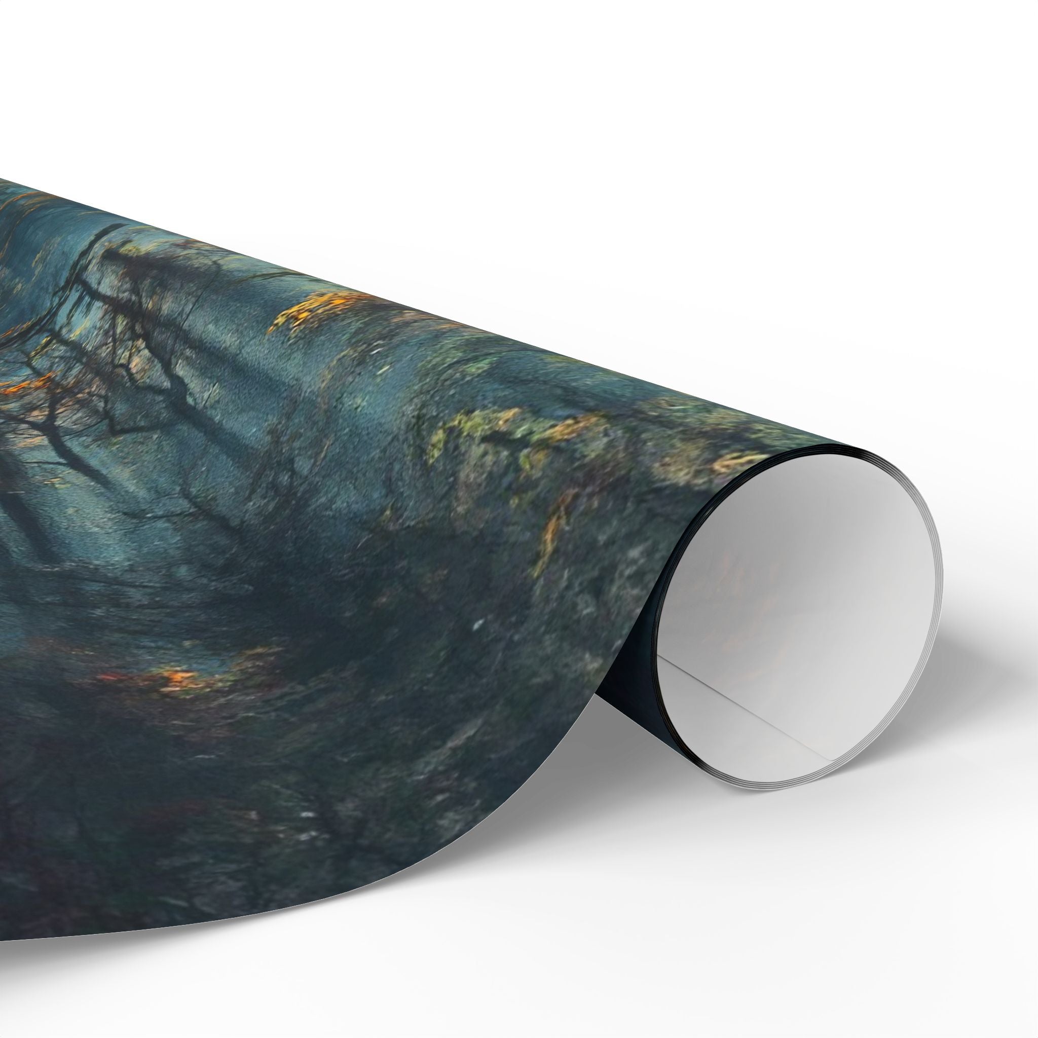 forest-mist-wrapping-paper-nature-gift-wrap-foggy-woods-present-wrap-tree-lover-decorative-paper-outdoor-adventure-crafting-s