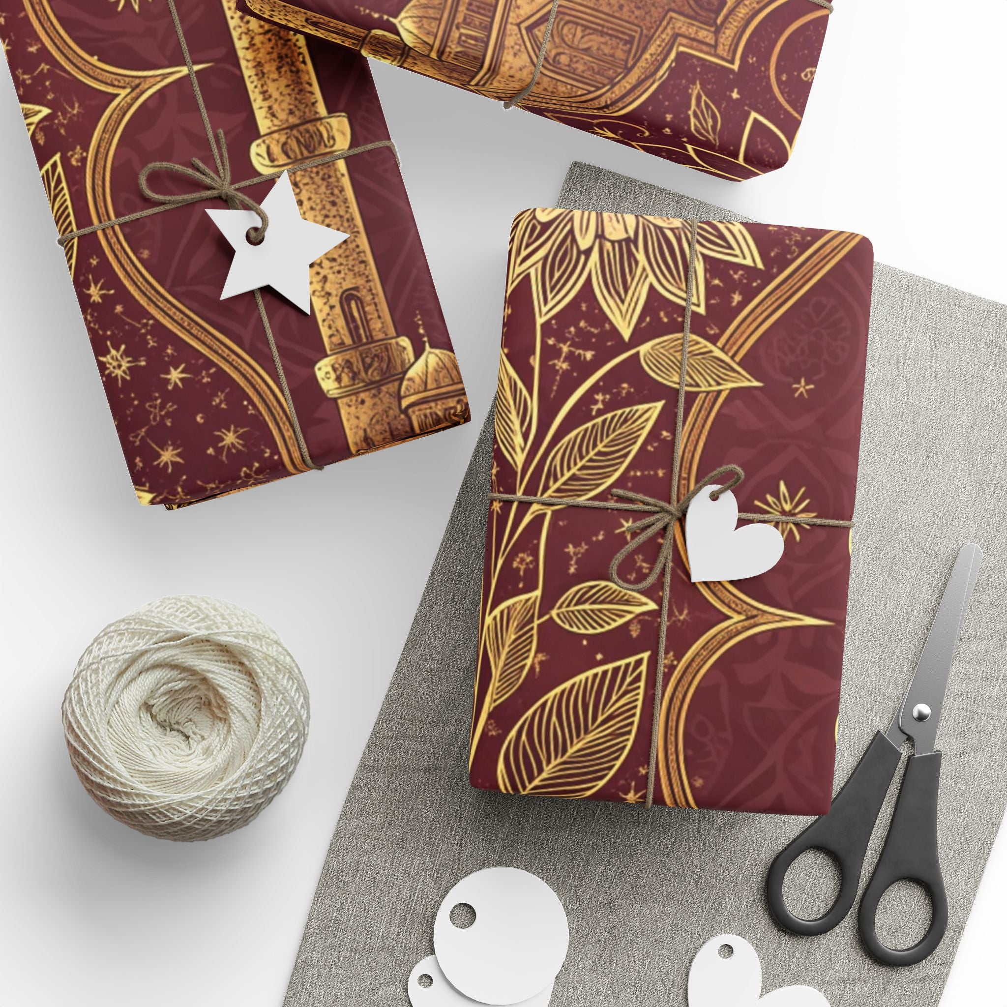 ramadan-night-wrapping-papers-islamic-celestial-gift-wrap-mosque-silhouette-eid-holiday-supplies-festive-present-packaging-re