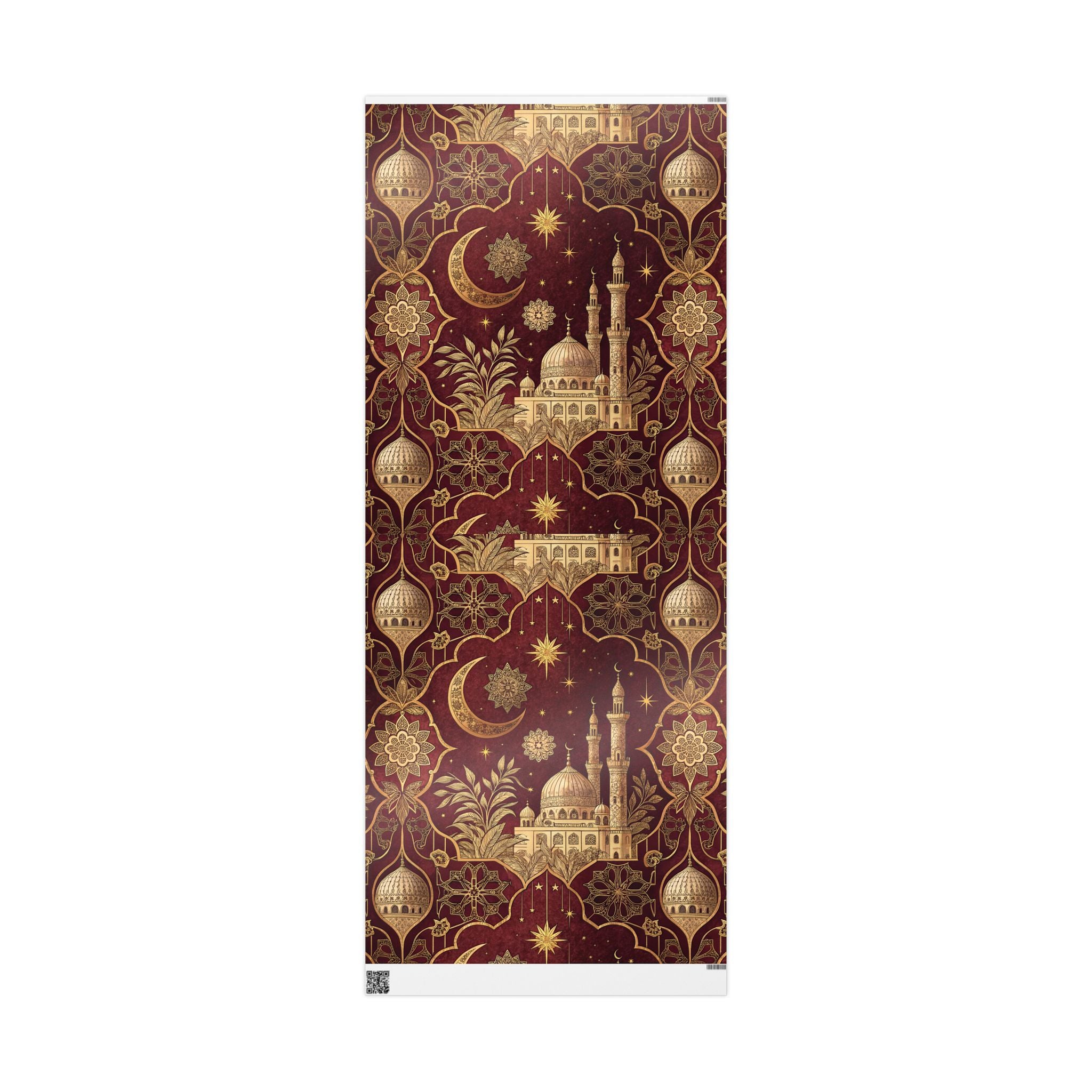 ramadan-night-wrapping-papers-islamic-celestial-gift-wrap-mosque-silhouette-eid-holiday-supplies-festive-present-packaging-re