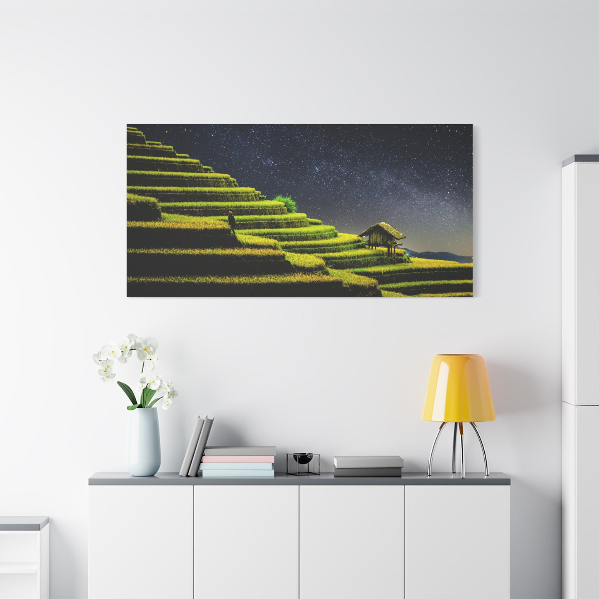 canvas-print-rice-terraces-farming-night-sky-scenery-matte-canvas-stretched-wall-art-home-decor-nature-lover-gift-landscape-a