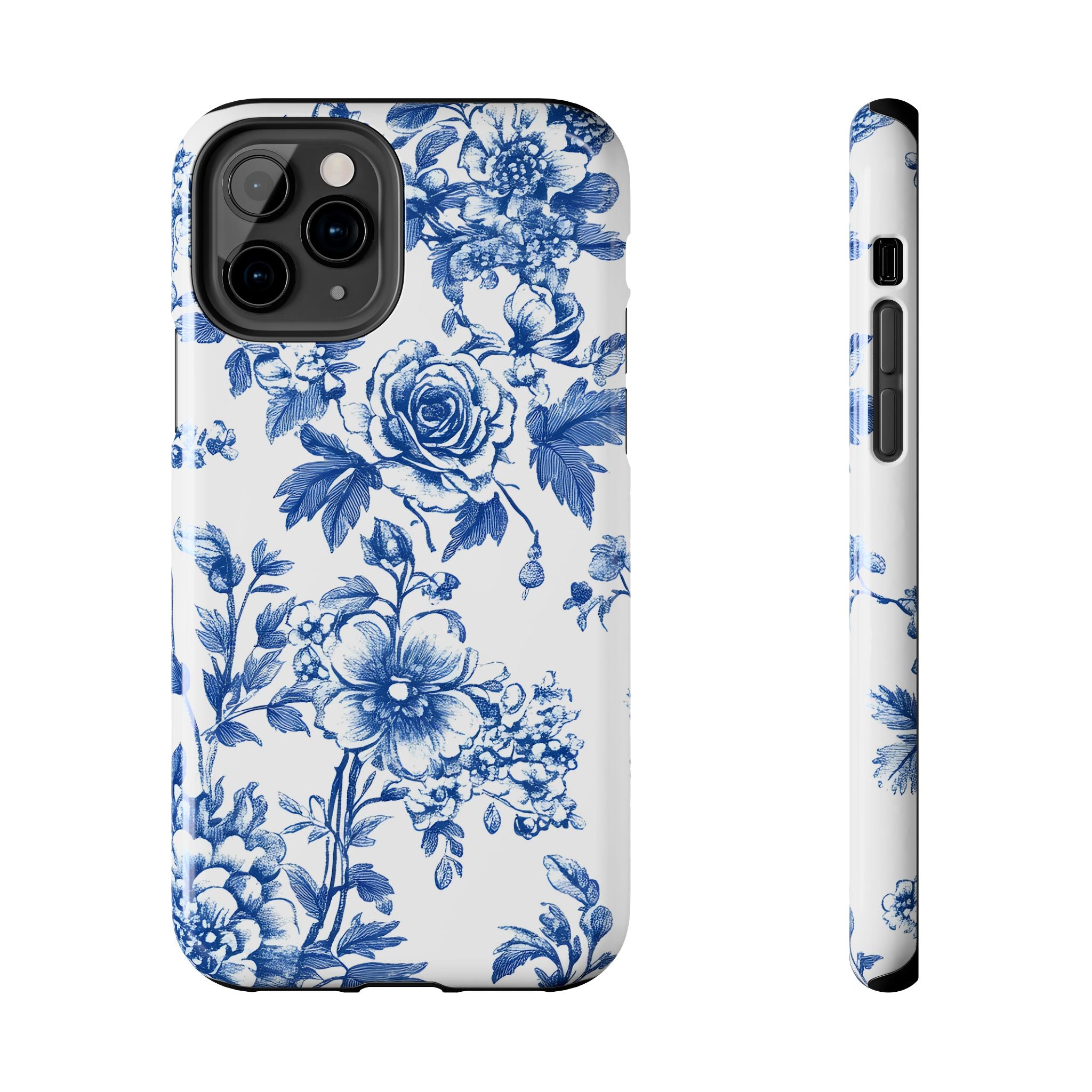 french-toile-floral-tough-iphone-case-blue-iphone-cover-protective-iphone-case-hard-shell-iphone-case-vintage-design-phone-ca