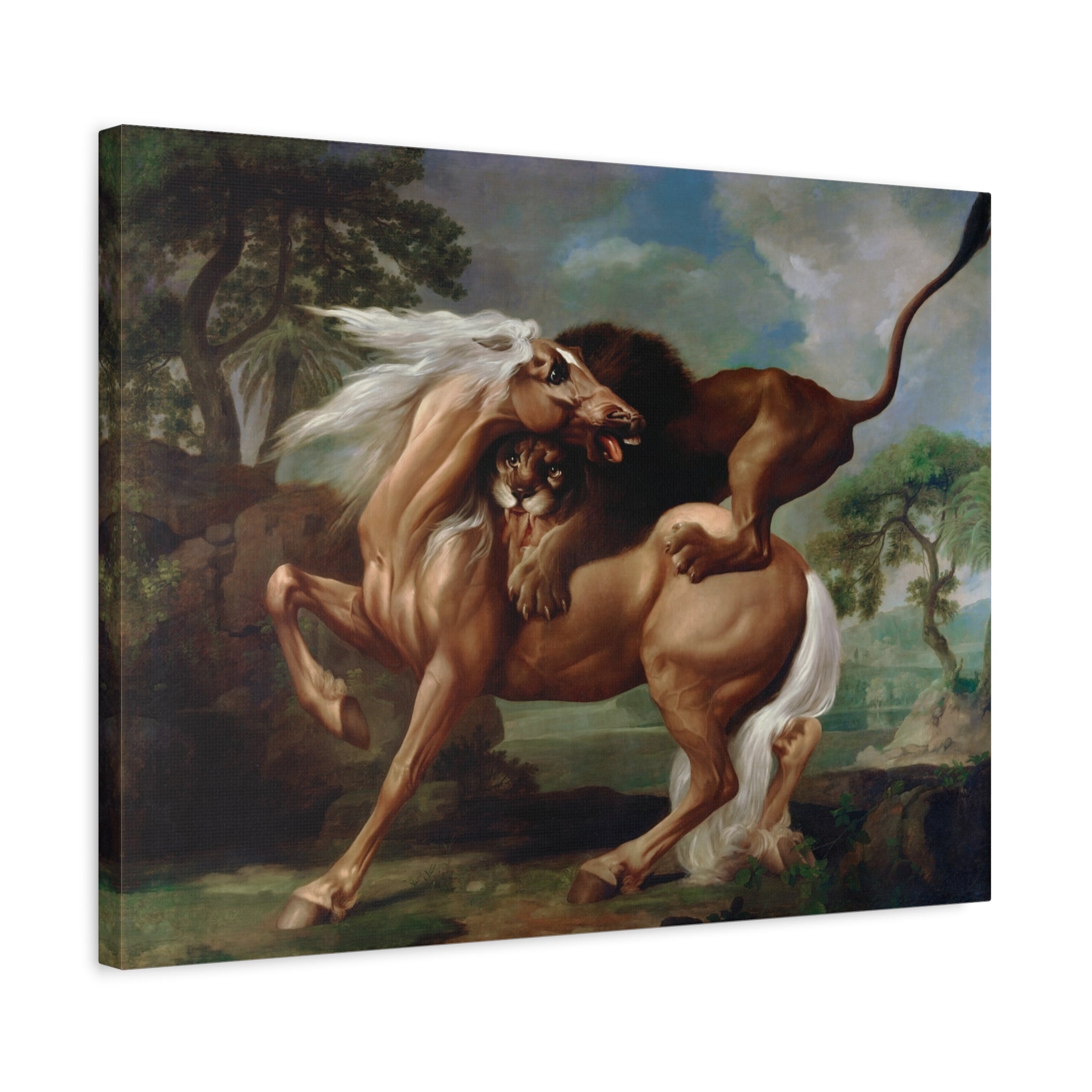 canvas-print-lion-attacking-horse-wall-art-decor-george-stubbs-painting-farm-house-decoration-hunting-art-african-wall-art
