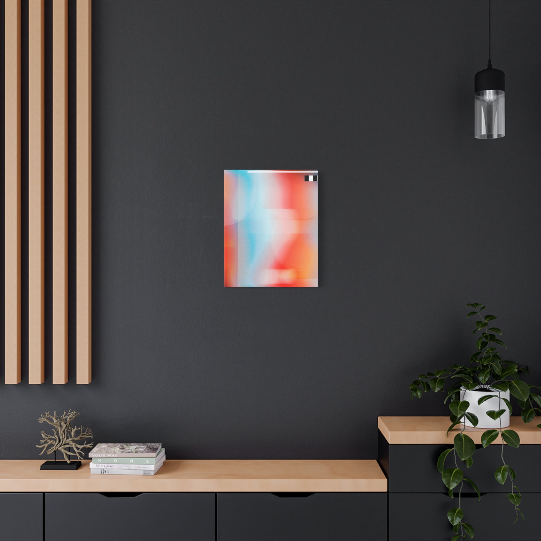 canvas-print-abstract-orange-retro-colorful-home-decor-wall-art-stretched-matte-canvas-living-room-decor-unique-gift-idea