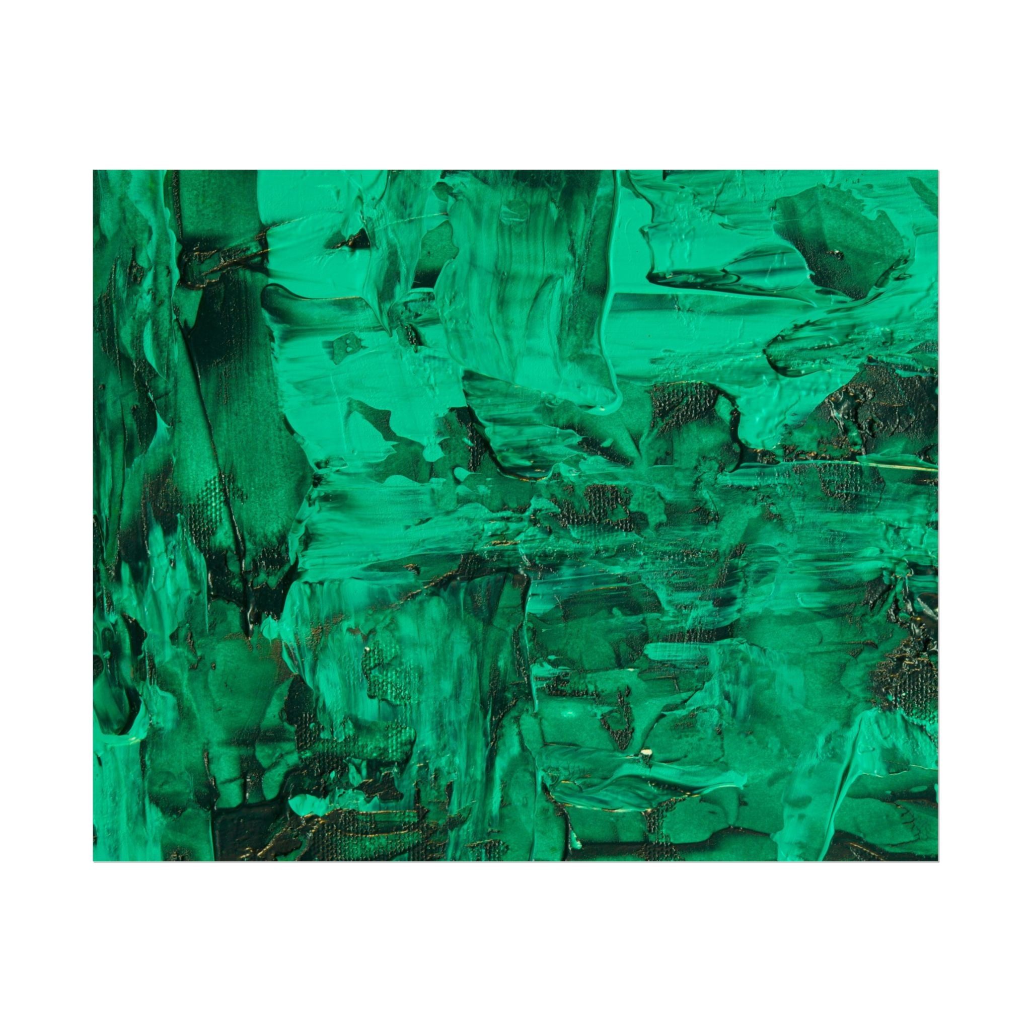 Abstract Green Poster Wall Art, Home Decor, Office Decor, Green Canvas Bedroom, Green Poster Print, Modern Art, Green Wall Decor