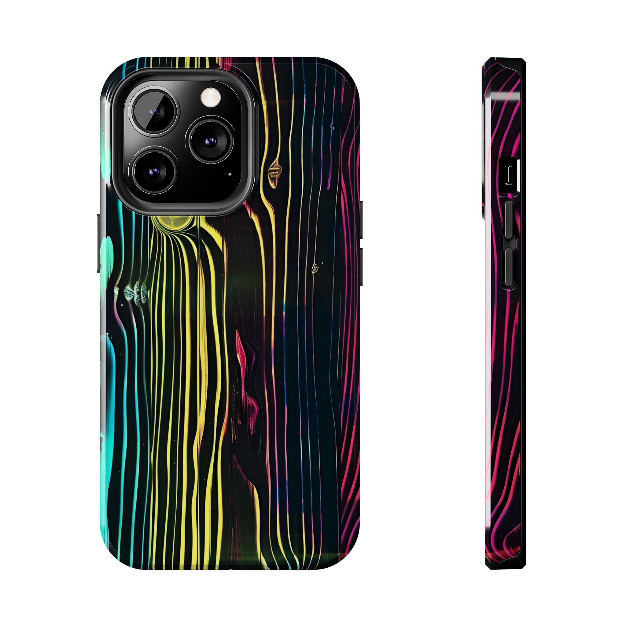 disco-neon-tough-iphone-cases-wood-grain-texture-iphone-case-cover-protective-iphone-shell-unique-iphone-accessories-iphone-1