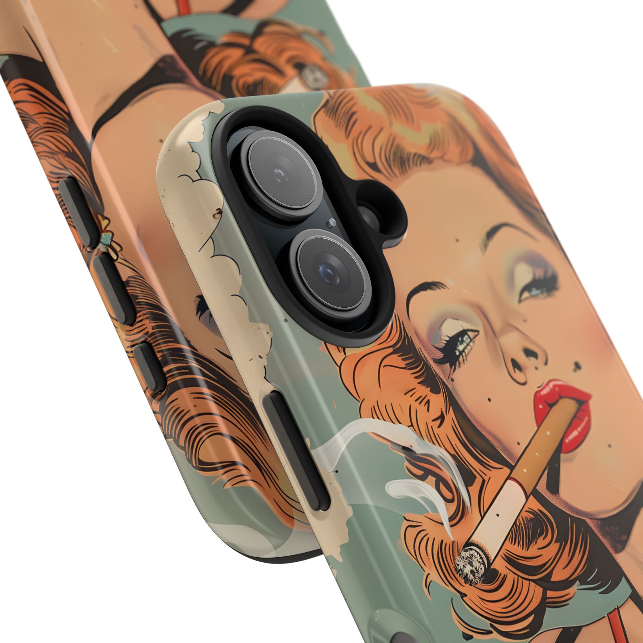 tough-phone-cases-vintage-pin-up-girl-iphone-cover-strong-phone-protector-retro-pinup-design-protective-smartphone-case