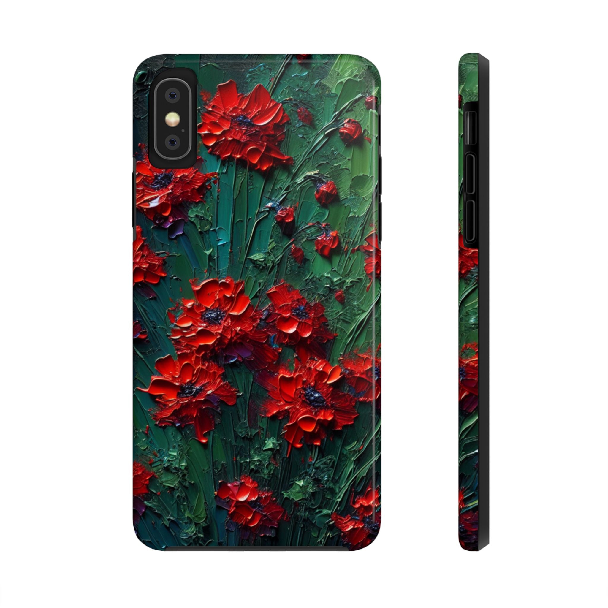 iphone-tough-case-red-wildflowers-oil-painting-floral-iphone-case-protective-iphone-cover-nature-lover-gift-botanical-accesso