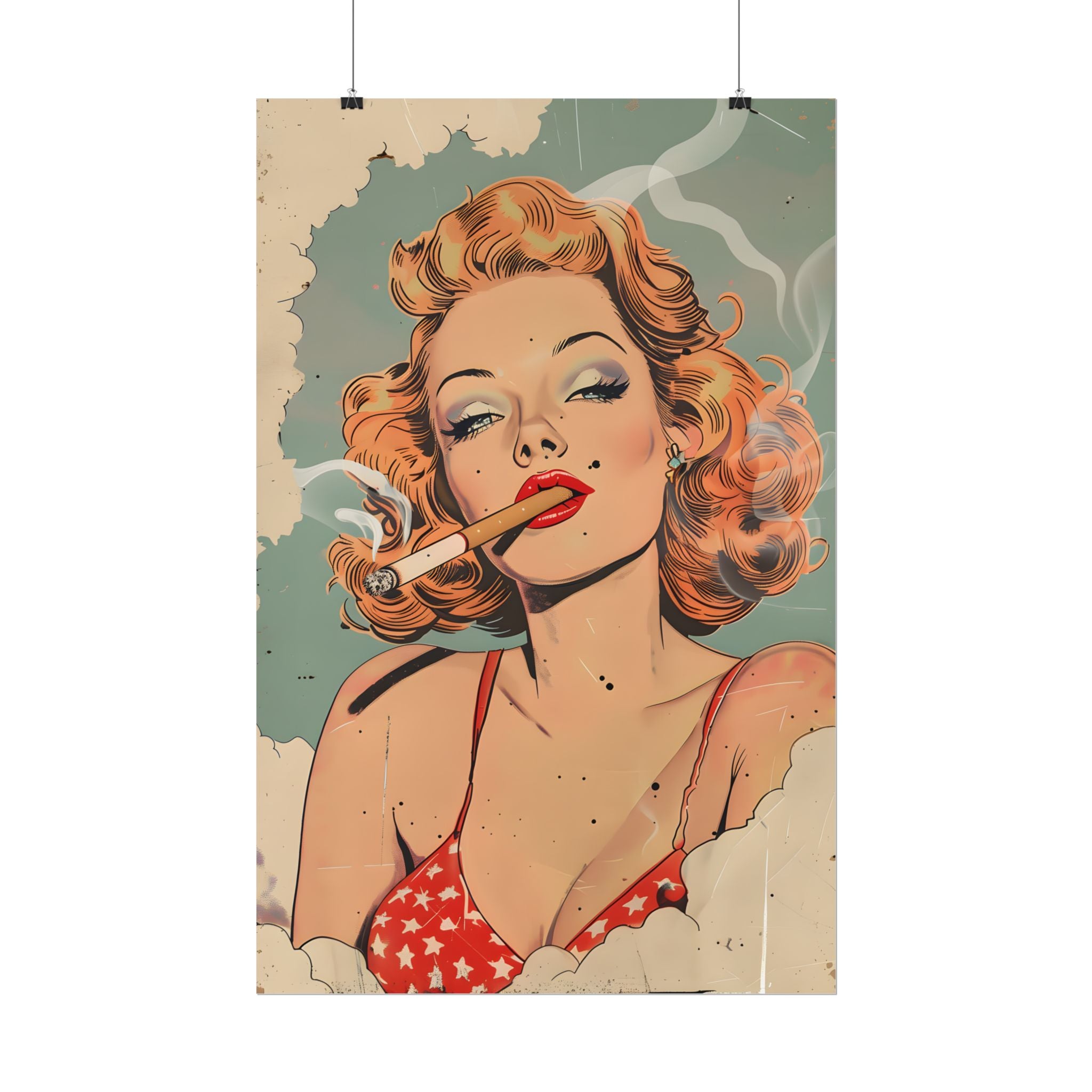 vintage-pin-up-girl-poster-print-girl-smoking-cigarette-wall-art-retro-pinup-poster-pin-up-illustration-home-decor-wall-hangi