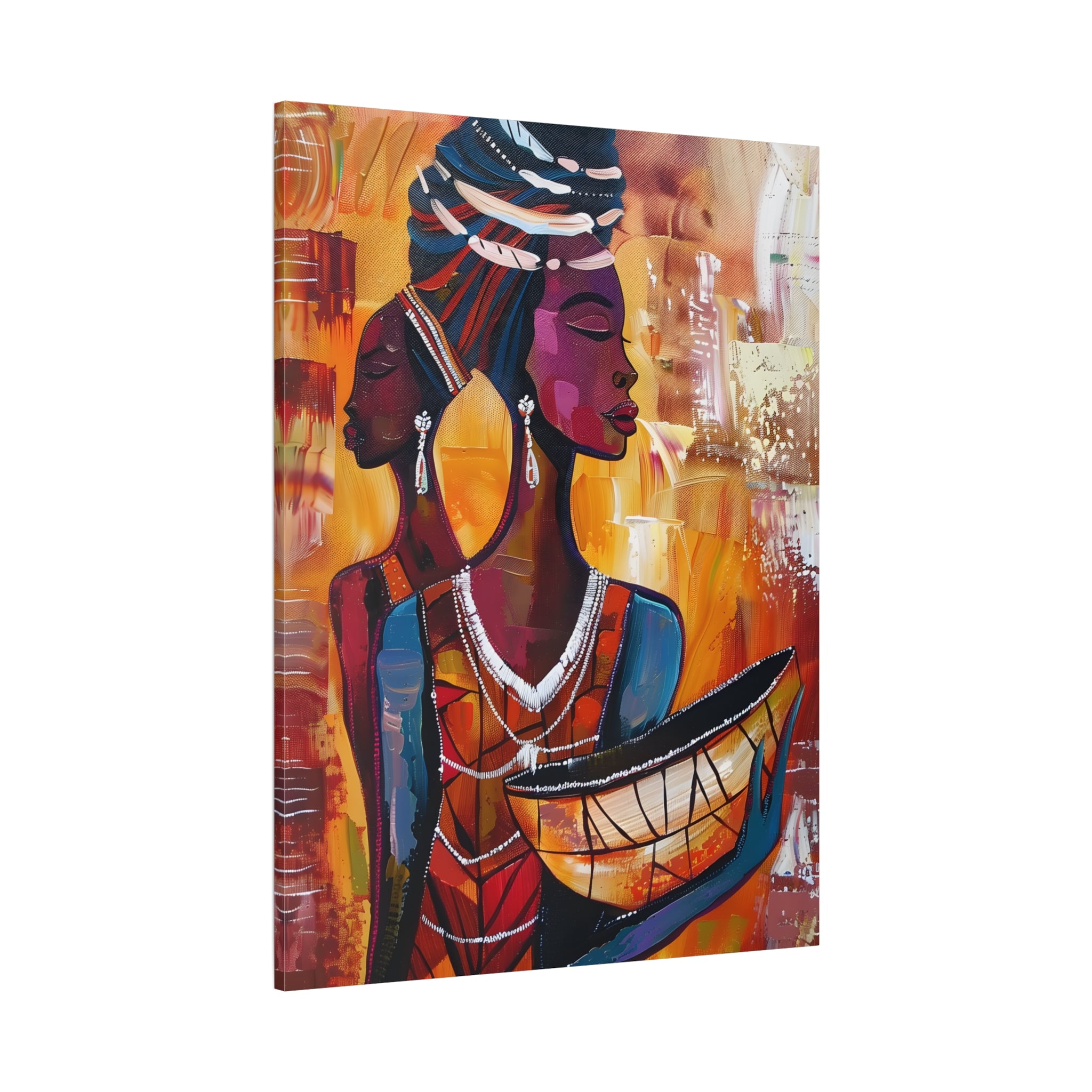 canvas-wall-art-traditional-african-woman-african-portrait-afrocentric-home-decor-tribal-art-african-american-art-ethnic-wall