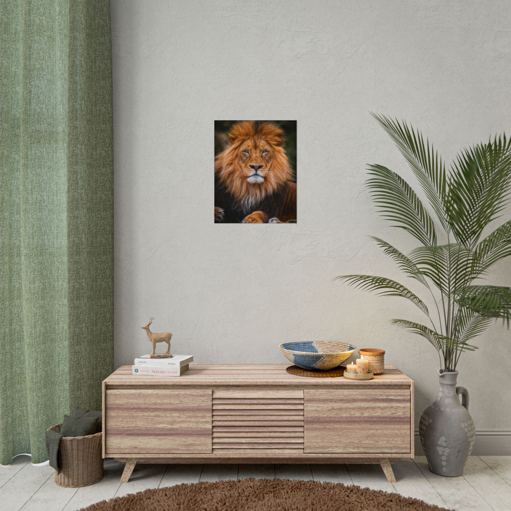 blue-eyed-lion-poster-wall-art-wildlife-home-decor-animal-lover-gift-safari-decoration-wildlife-art-print-lion-wall-decor