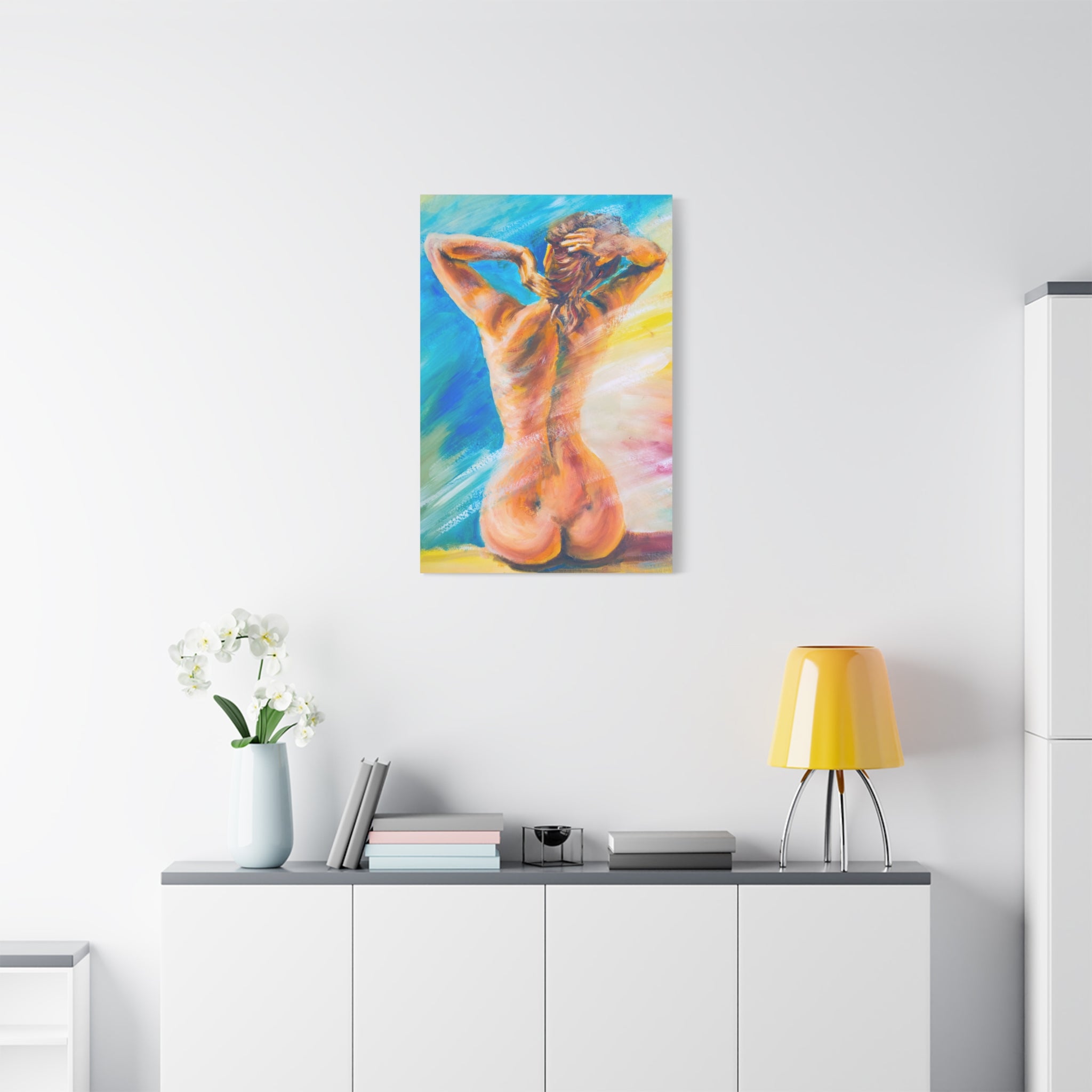 canvas-print-violin-naked-woman-body-oil-effect-wall-decor-matte-stretched-art-musician-gift-bedroom-decoration-living-room-a