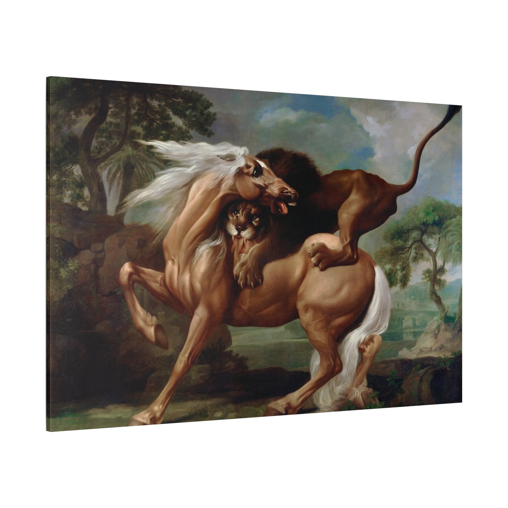 canvas-print-lion-attacking-horse-wall-art-decor-george-stubbs-painting-farm-house-decoration-hunting-art-african-wall-art