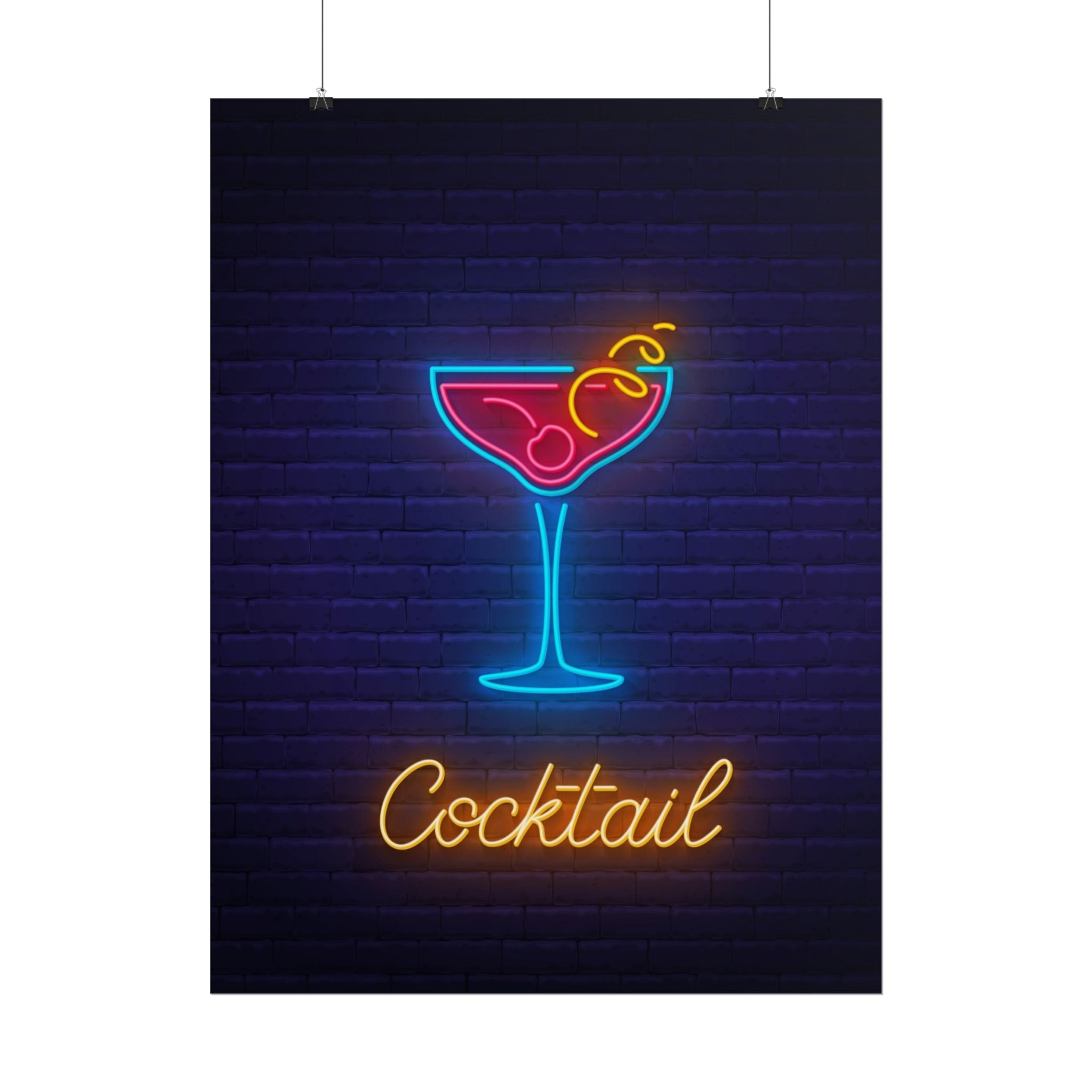 cocktail-neon-martini-poster-wall-art-decor-large-poster-artwork-cocktail-print-bar-decor-kitchen-wall-art