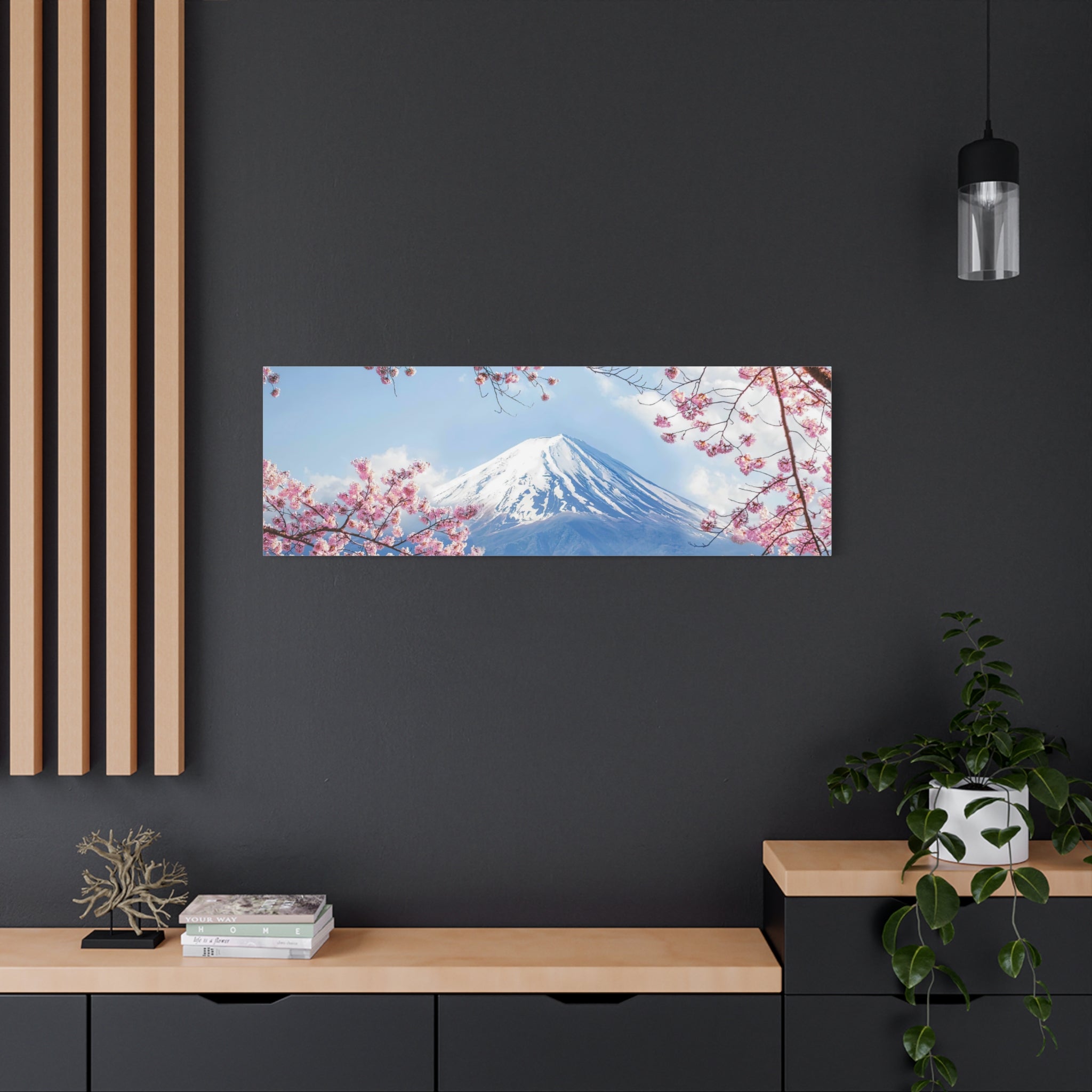 canvas-print-mount-fuji-cherry-blossom-wall-art-scenery-winter-sakura-flower-decor-stretched-matte-japanese-landscape-home-de