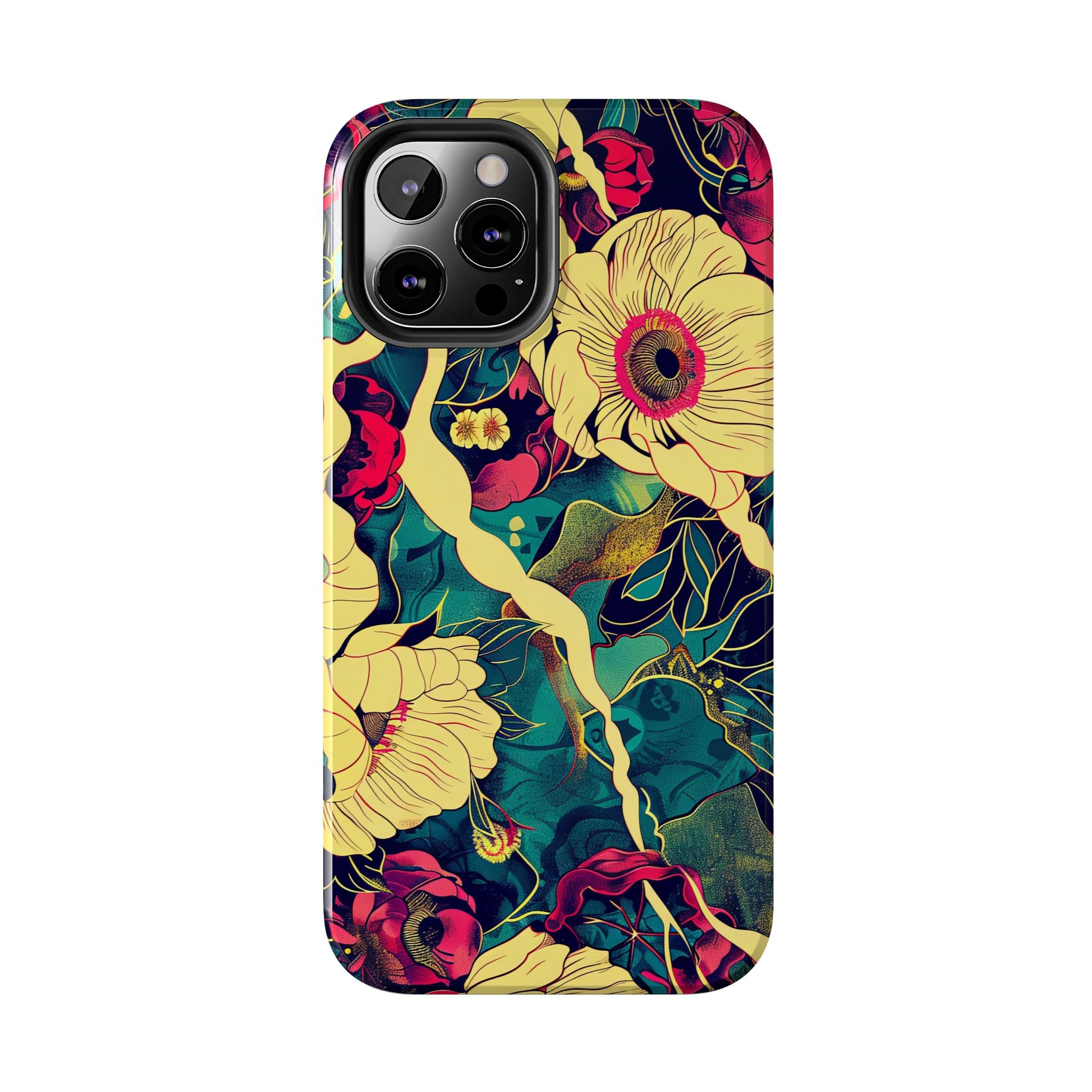 iphone-tough-case-retro-japanese-flowers-floral-phone-cover-vintage-japanese-style-protective-phone-case-asian-floral-design-