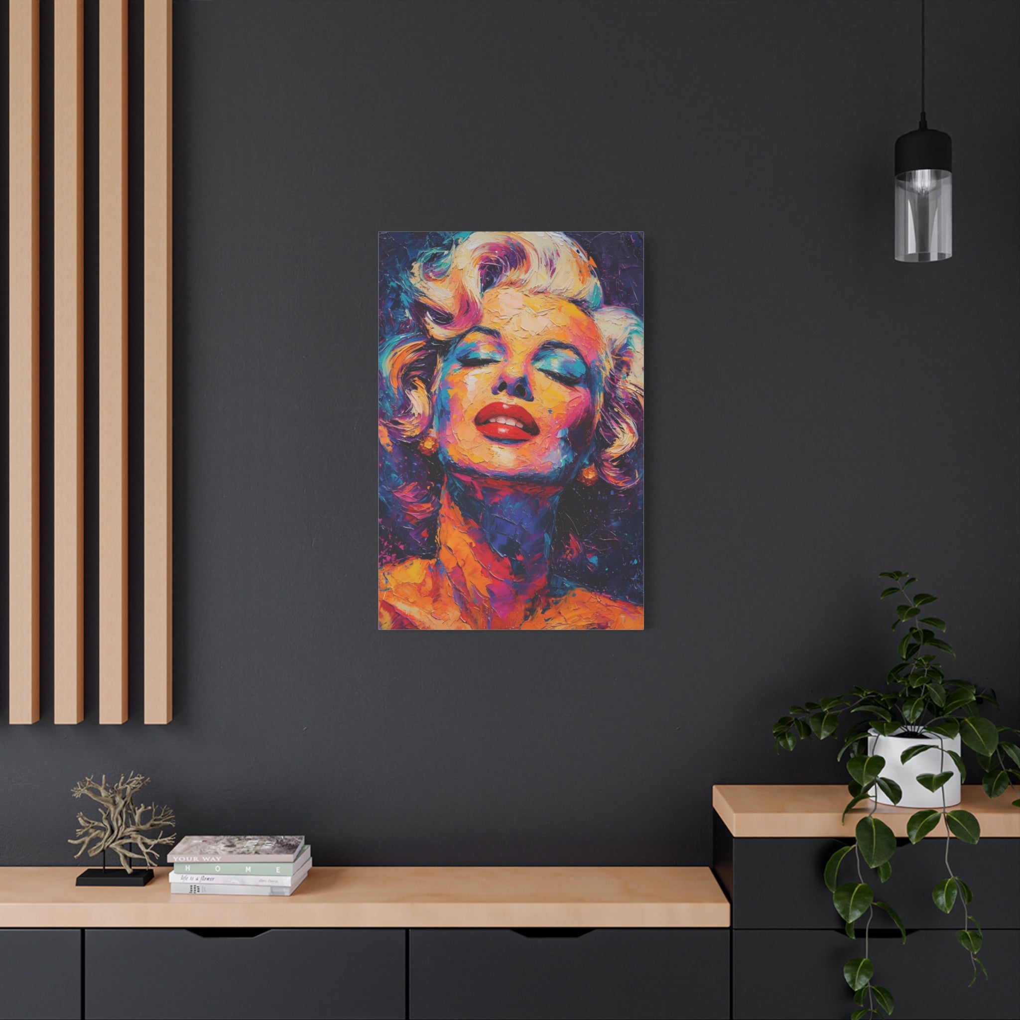 marilyn-monroe-canvas-print-stylish-wall-decor-with-brush-effect-elegant-home-decor-chic-wall-art