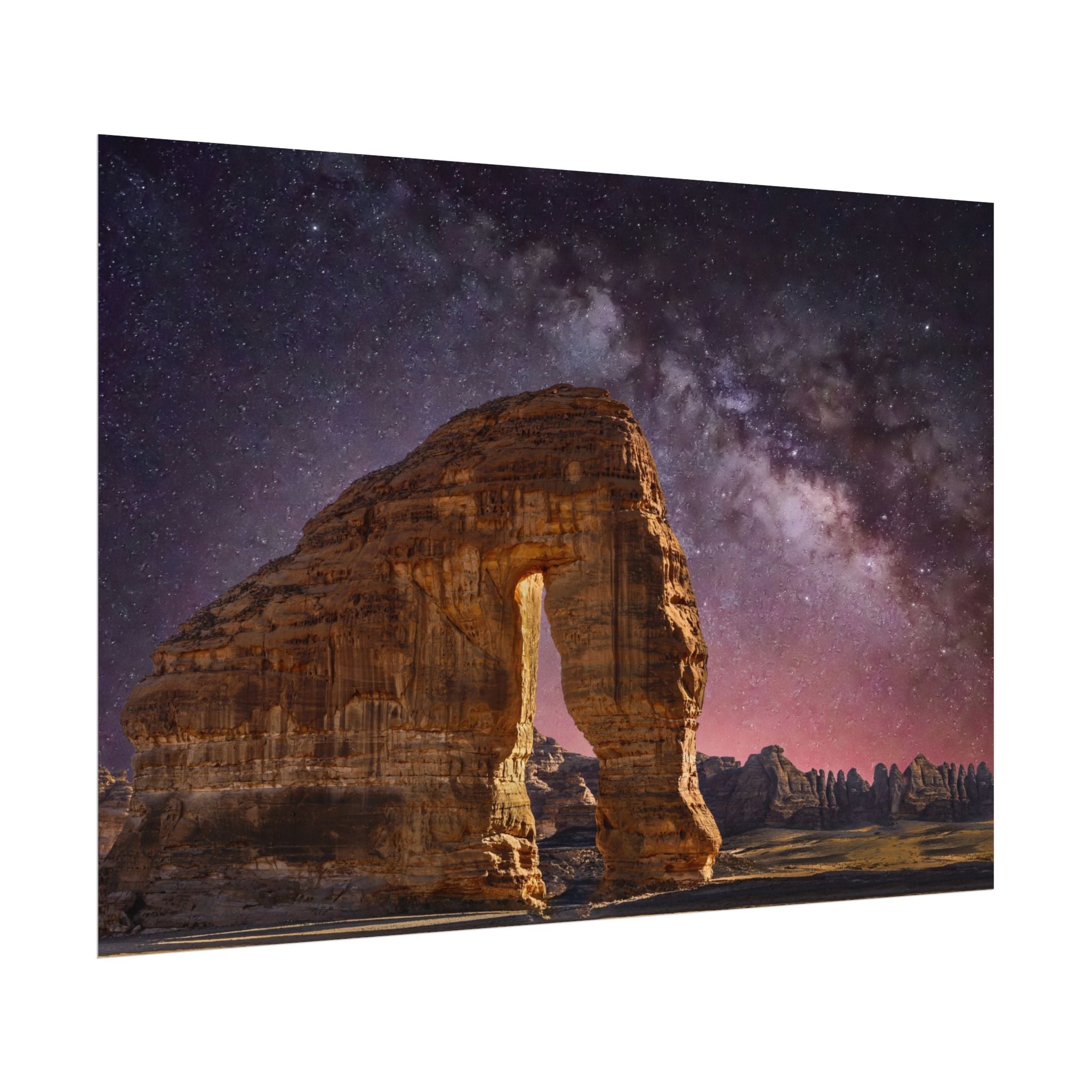 desert-landscape-poster-print-milky-way-poster-wall-art-milky-way-decor-artwork-unique-home-decor-starry-night-picture