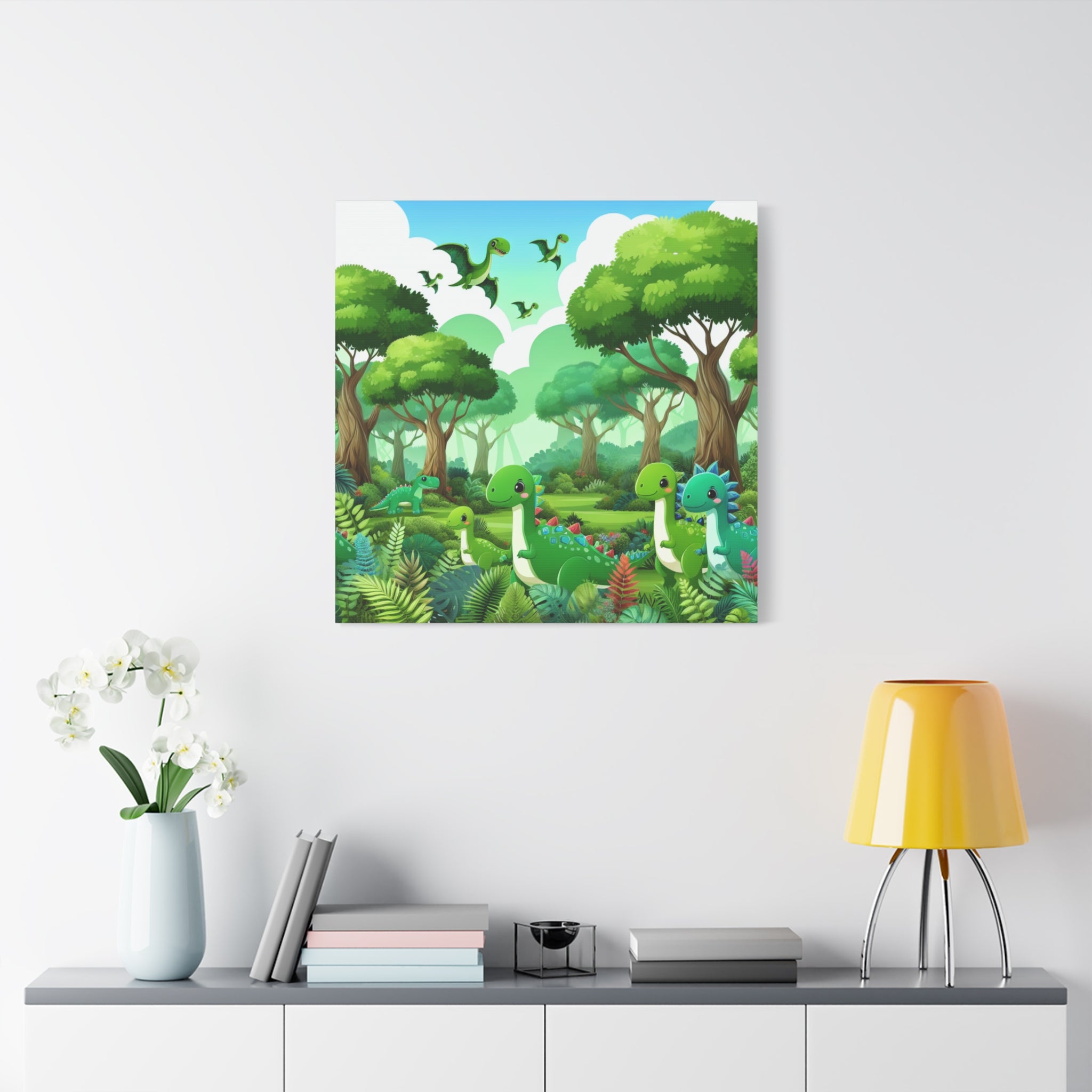 canvas-wall-art-cute-dinosaur-nursery-decor-baby-dinosaur-print-stretched-canvas-nursery-art-cute-dinosaur-decoration-baby-nu