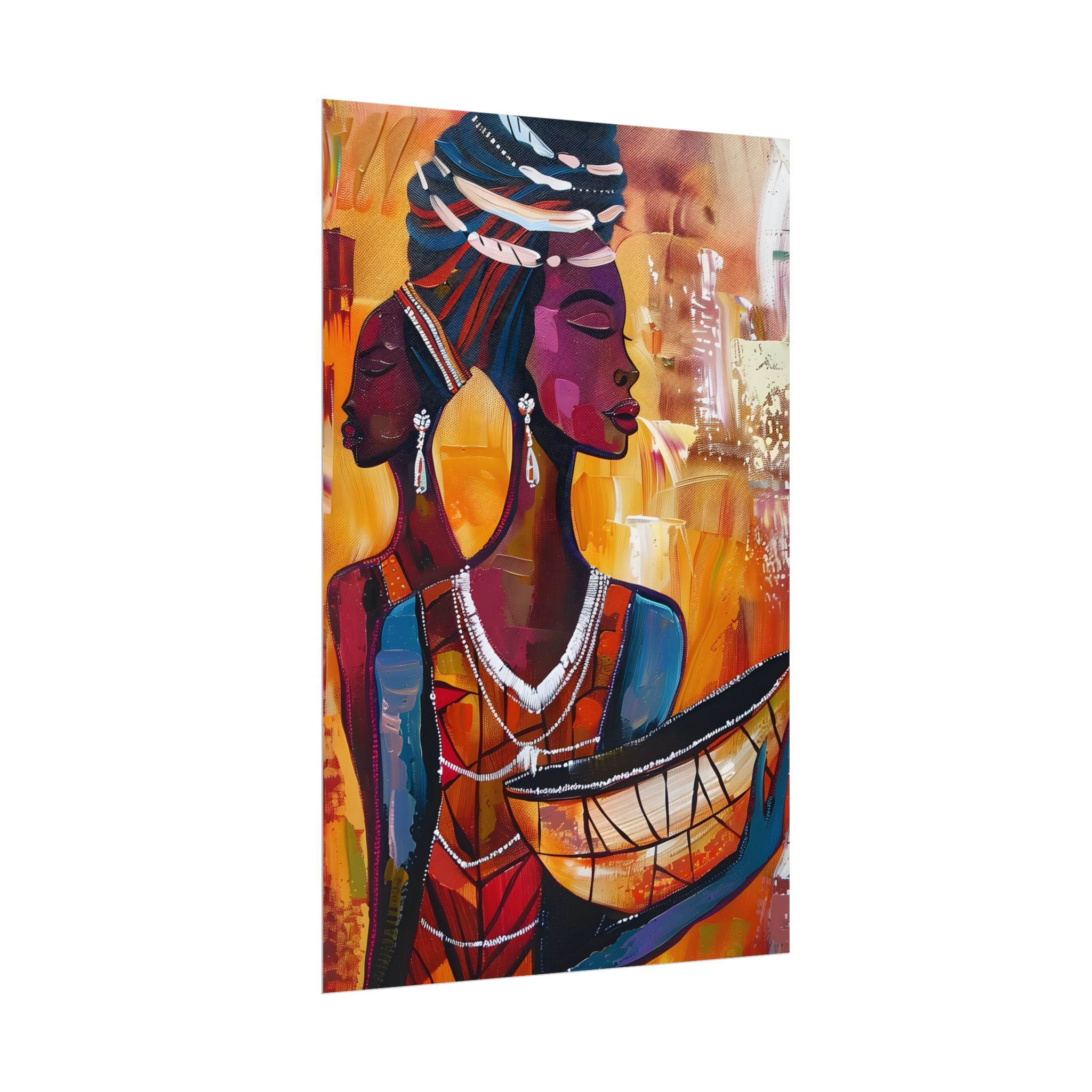 traditional-african-woman-poster-print-african-portrait-afrocentric-home-wall-decor-tribal-art-african-american-art-ethnic-wa