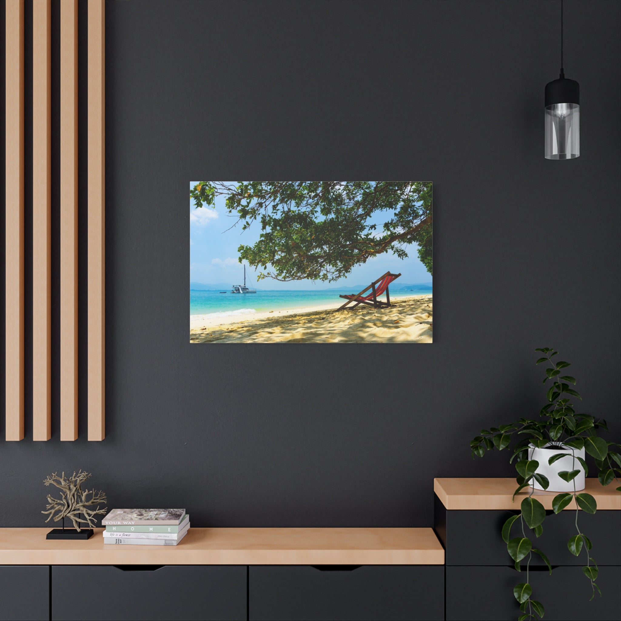 canvas-print-beach-scene-wall-art-coastal-decor-ocean-view-stretched-matte-canvas-print-home-decoration-beach-chairs-tropical