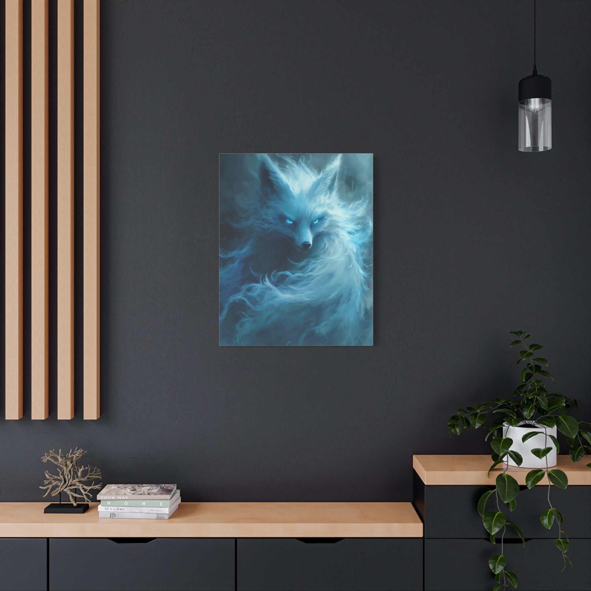 canvas-wall-art-white-snow-fox-fantasy-decor-wildlife-wall-art-home-decor-animal-lover-gift-nature-print-canvas-print-gift