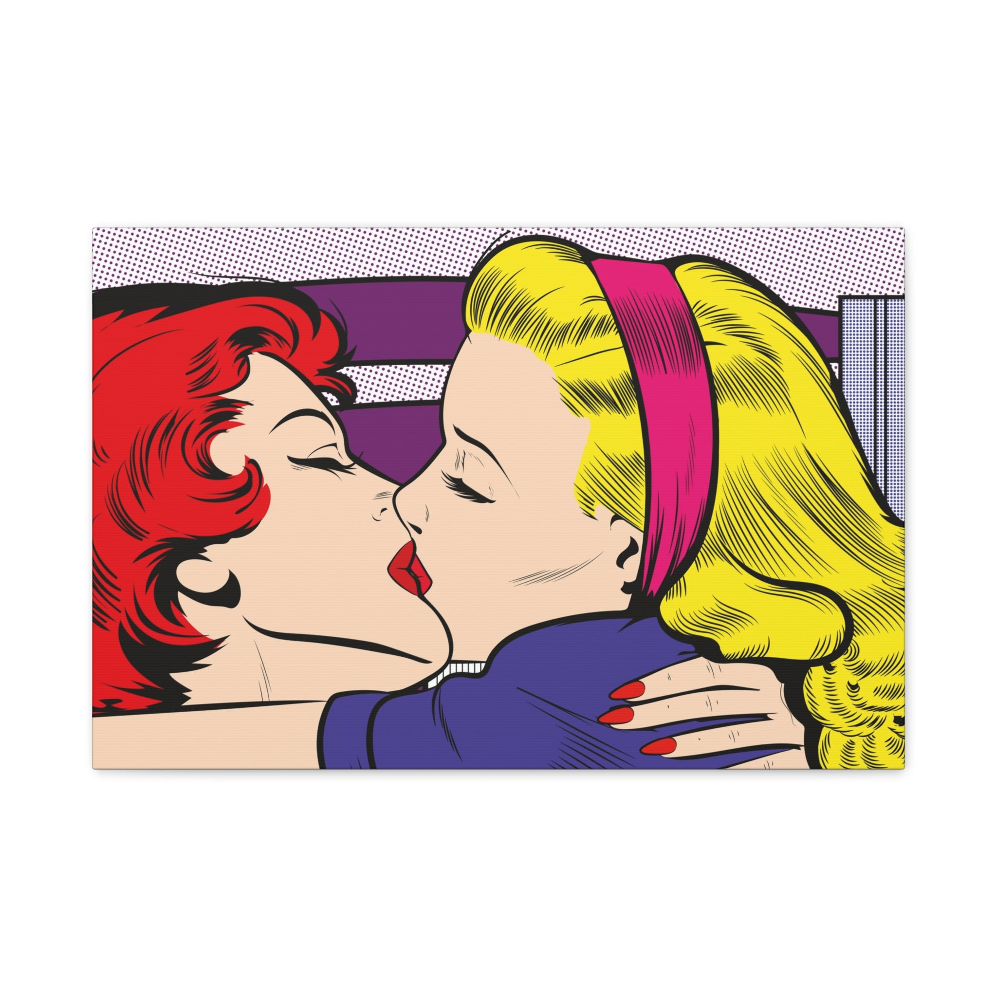 canvas-print-pop-art-lesbian-kiss-home-decor-wall-art-lgbt-pride-gift-matte-stretched-wall-art-unique-artwork