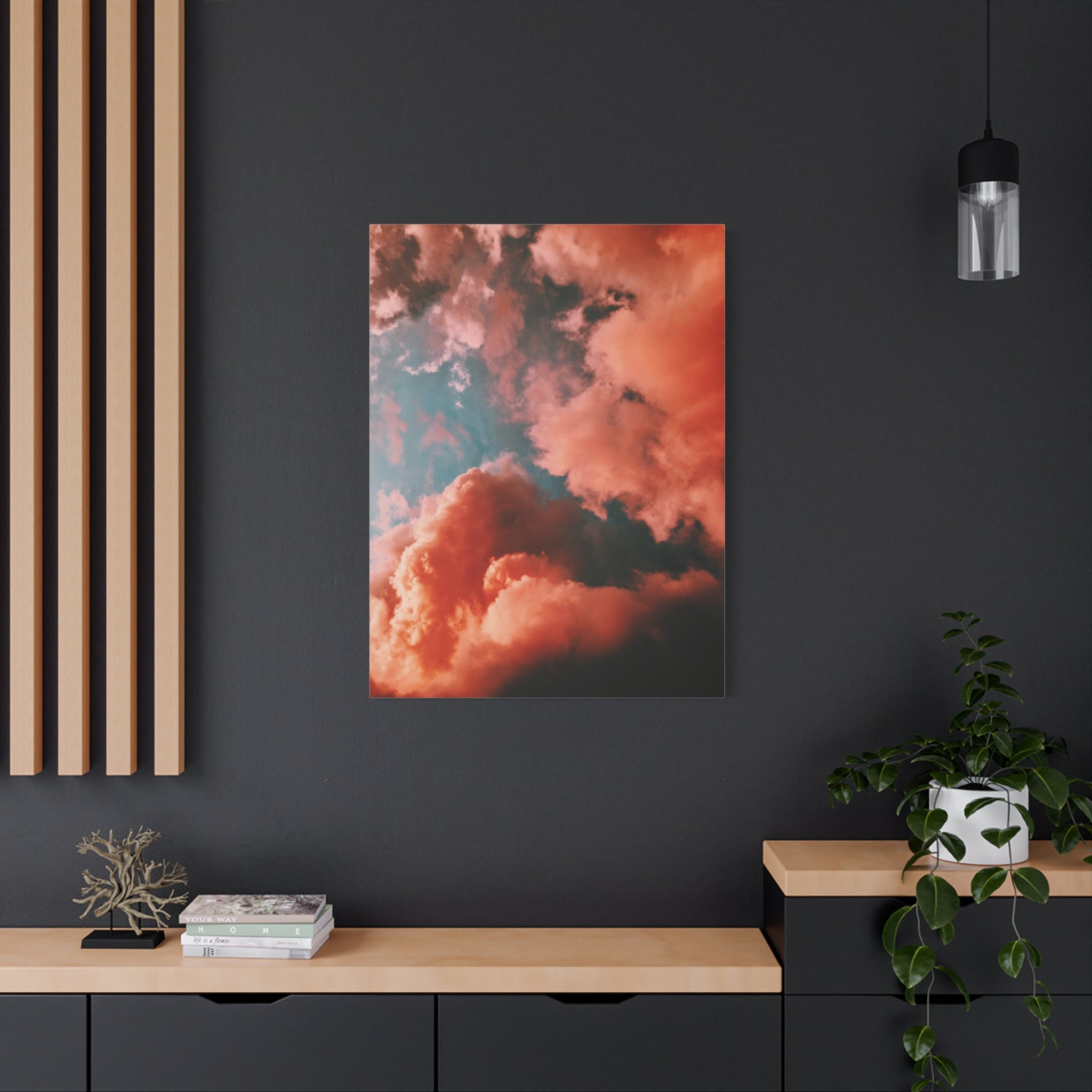 canvas-print-pinkish-cloude-sunset-pink-wall-art-matte-stretched-canvas-artwork-home-decor-room-decoration-wall-hanging