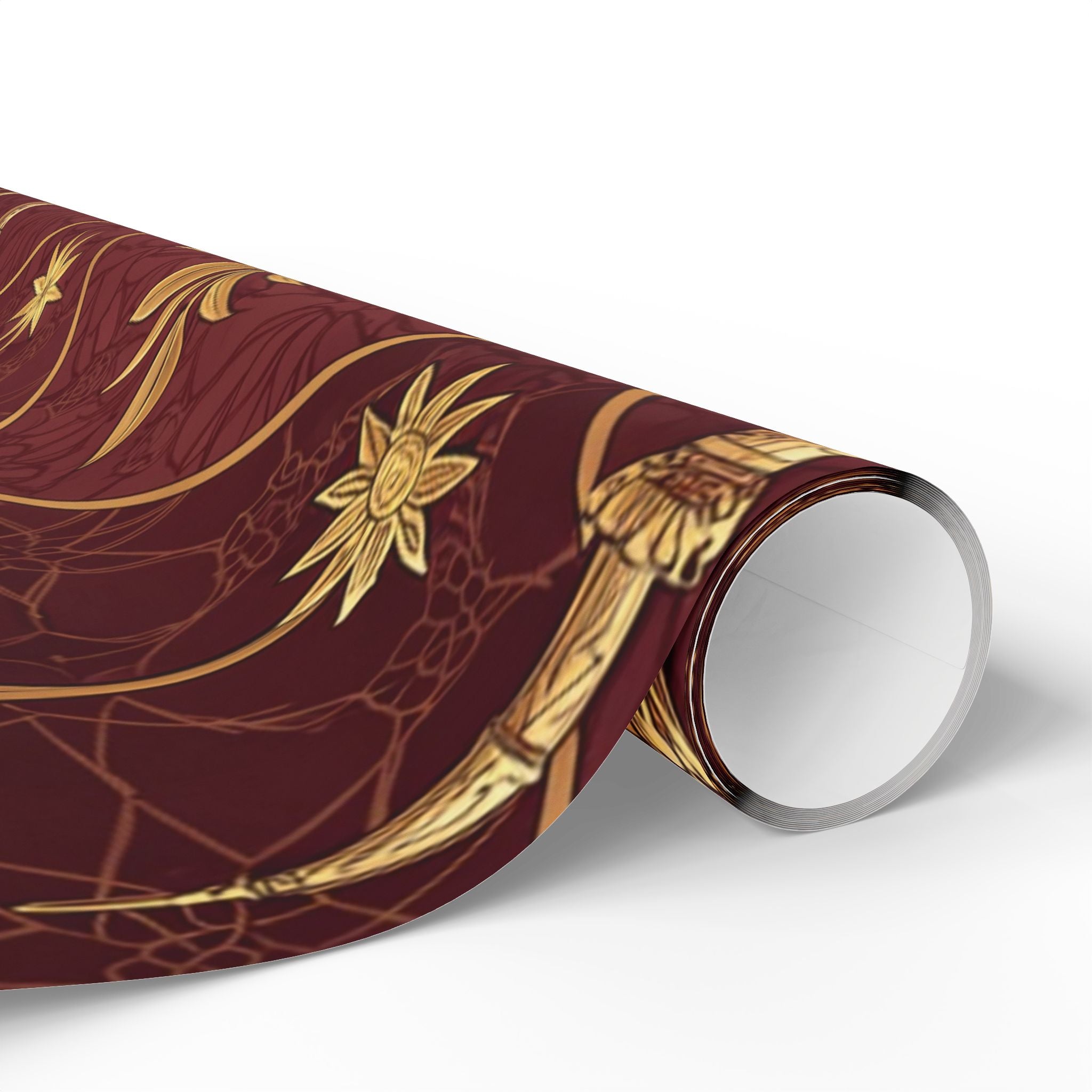 ramadan-night-wrapping-papers-islamic-crescent-moon-gift-wrap-mosque-silhouette-eid-holiday-supplies-festive-present-packagin