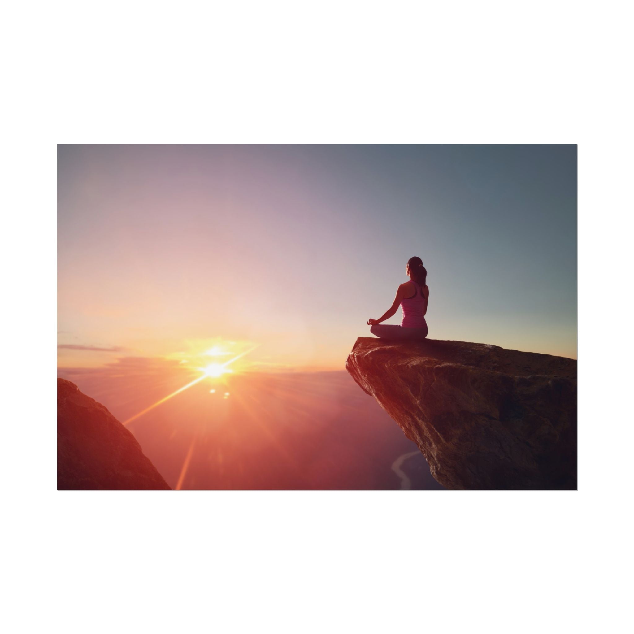 sunset-meditation-poster-yoga-wall-decor-mindfulness-poster-art-print-spiritual-gift-serene-home-decor-rolled-posters