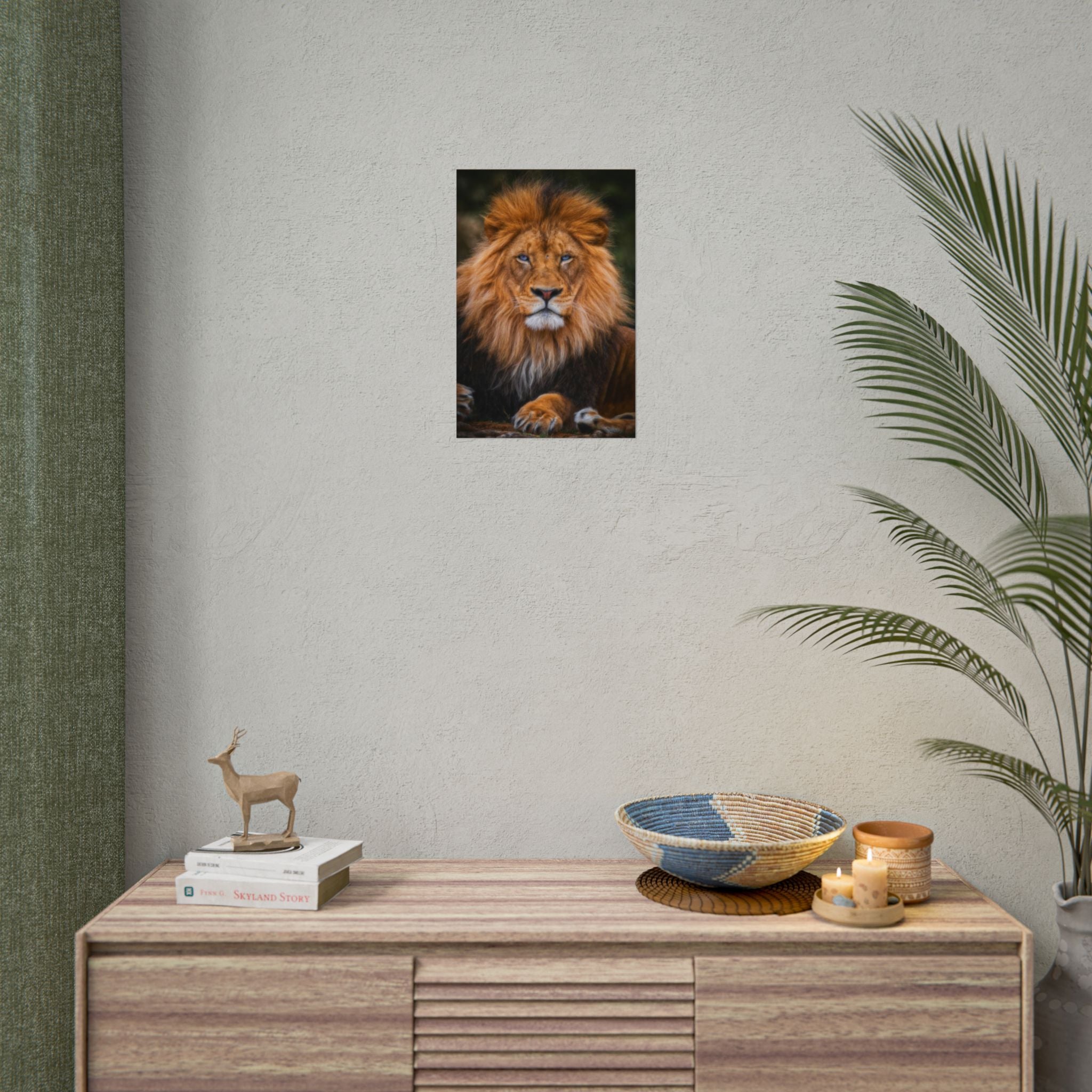 blue-eyed-lion-poster-wall-art-wildlife-home-decor-animal-lover-gift-safari-decoration-wildlife-art-print-lion-wall-decor