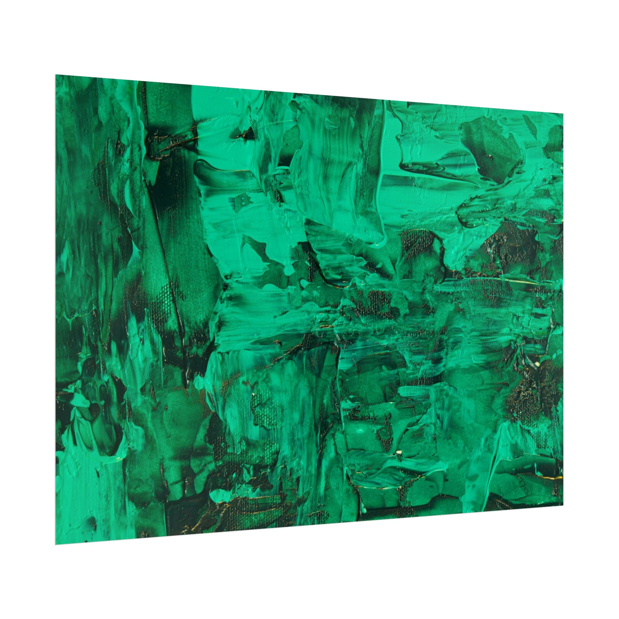 Abstract Green Poster Wall Art, Home Decor, Office Decor, Green Canvas Bedroom, Green Poster Print, Modern Art, Green Wall Decor