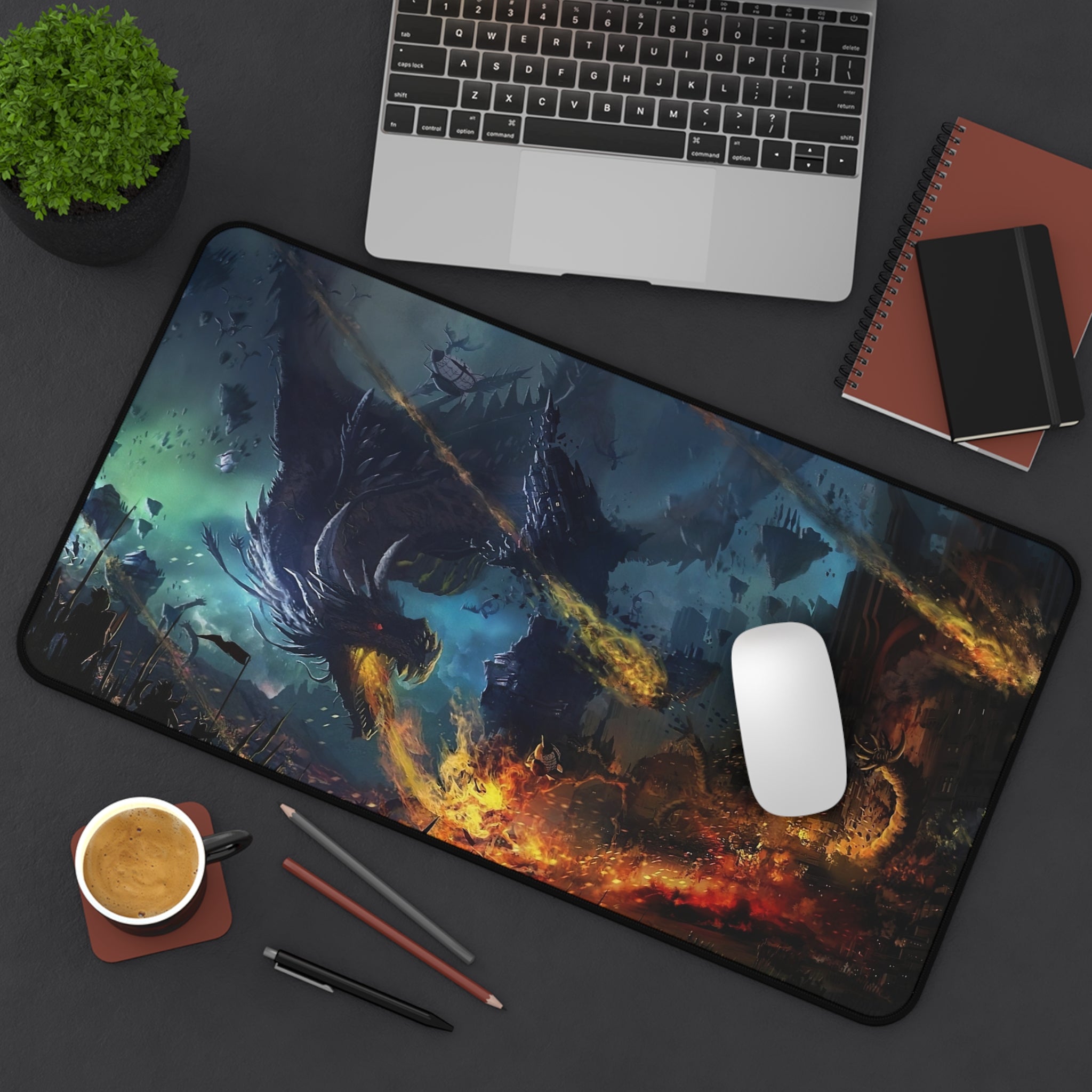 fantasy-flying-dragon-mouse-pad-castle-xlarge-desk-pad-for-gaming-and-work-colorful-anime-dragon-desk-mat-non-slip-desk-mat-f