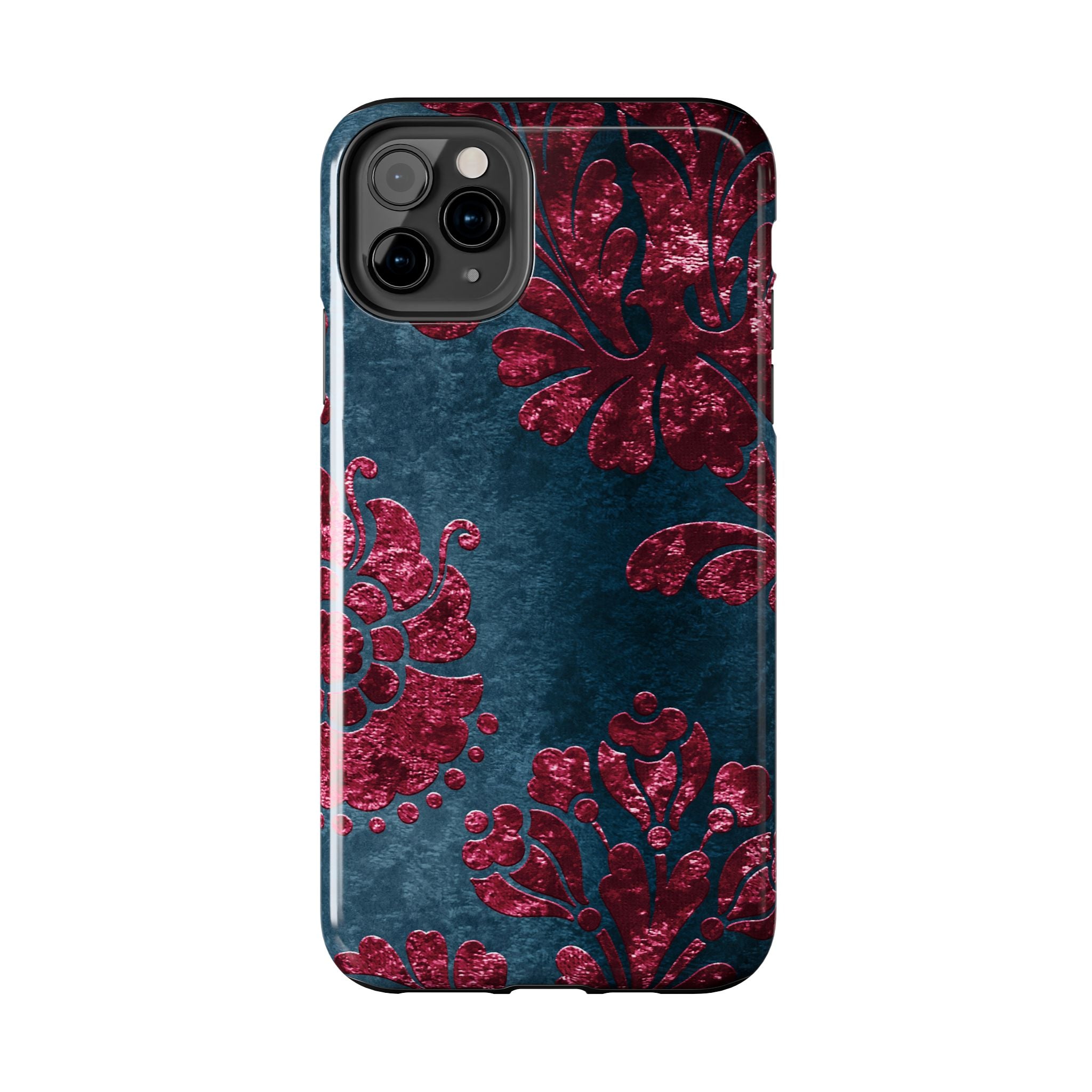 embossed-burgundy-velvet-tough-iphone-case-protective-iphone-cover-heavy-duty-iphone-case-rugged-phone-case-durable-smartphon