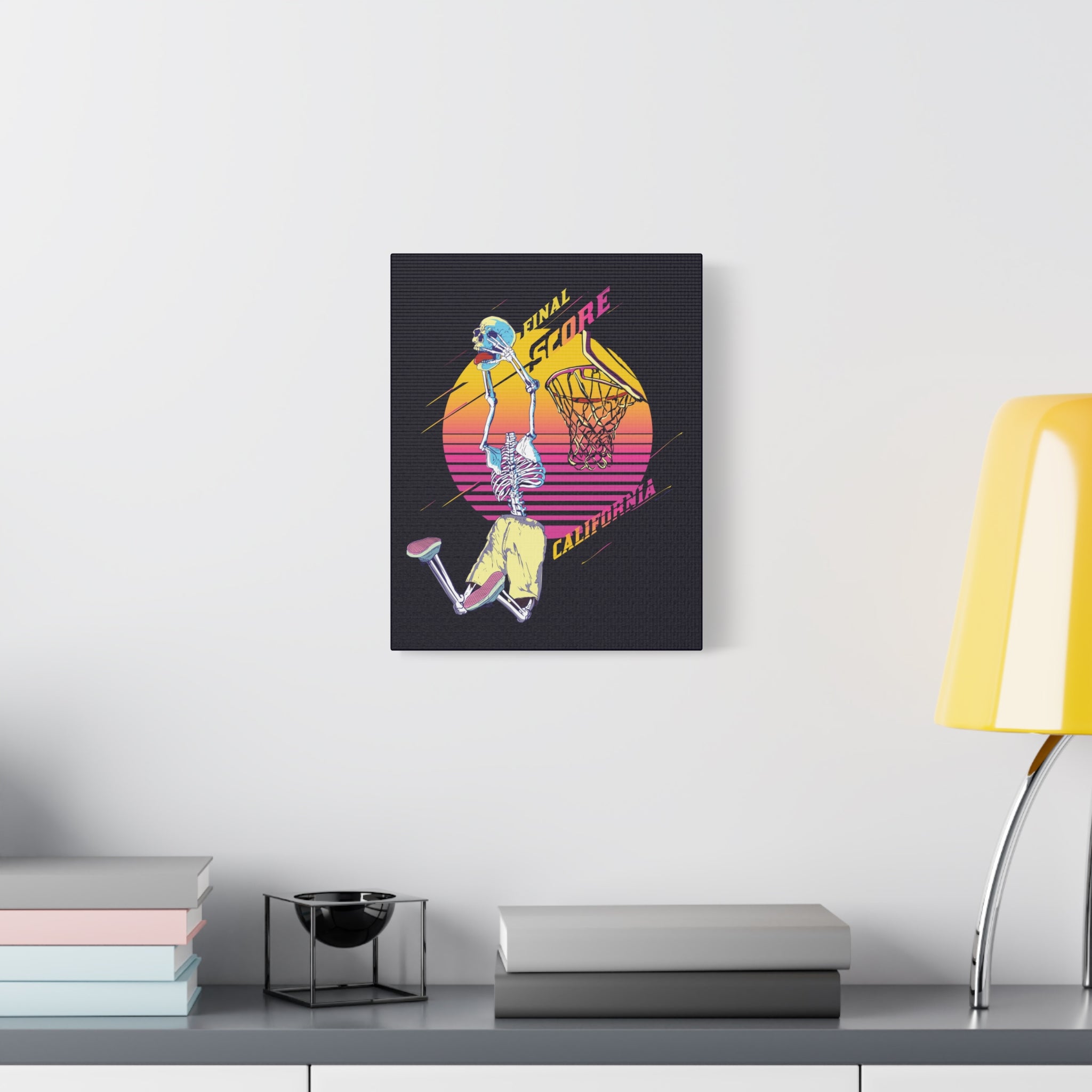 california-basketball-canvas-wall-art-basketball-prints-skull-art-retro-basketball-decor-basketball-home-wall-decor-housewarm
