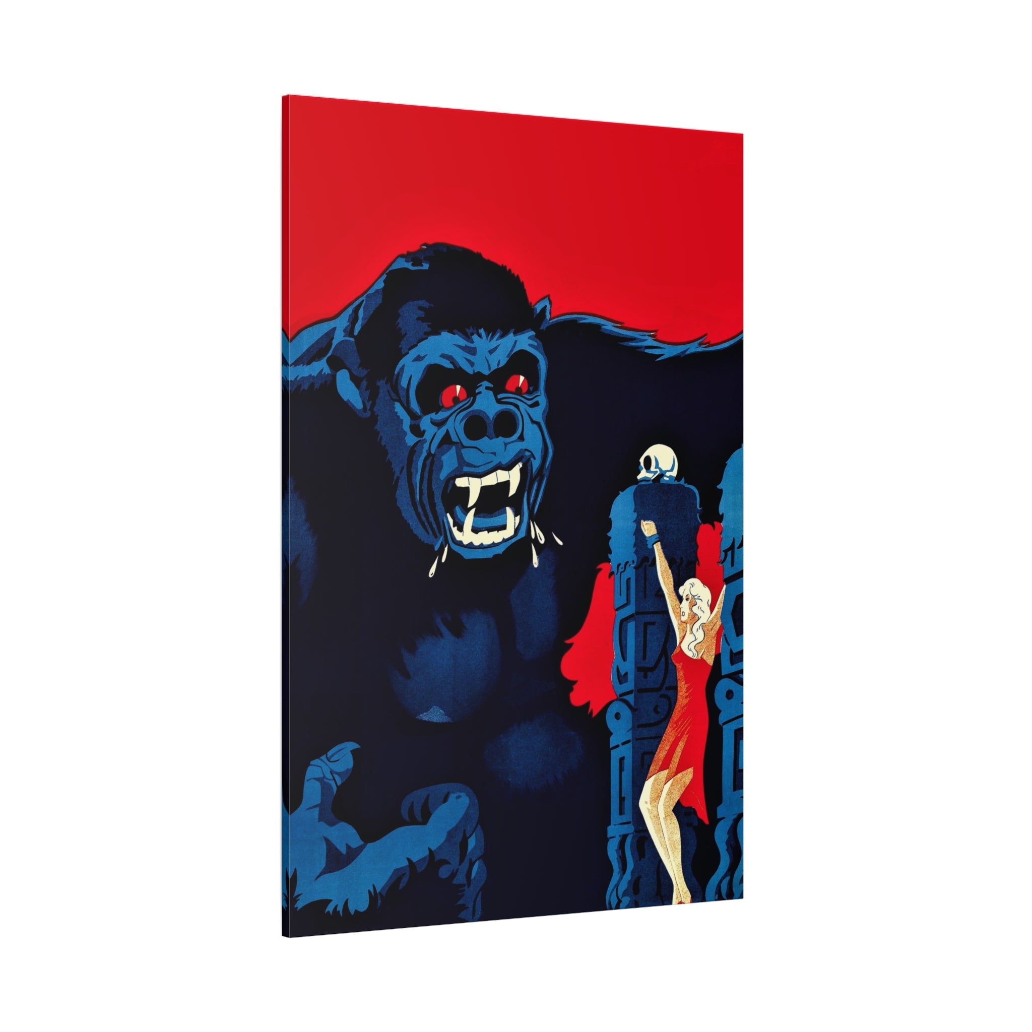 canvas-print-vintage-danish-movie-poster-for-king-kong-wall-art-decor-retro-wall-art-stretched-canvas-print-matte-canvas-art-