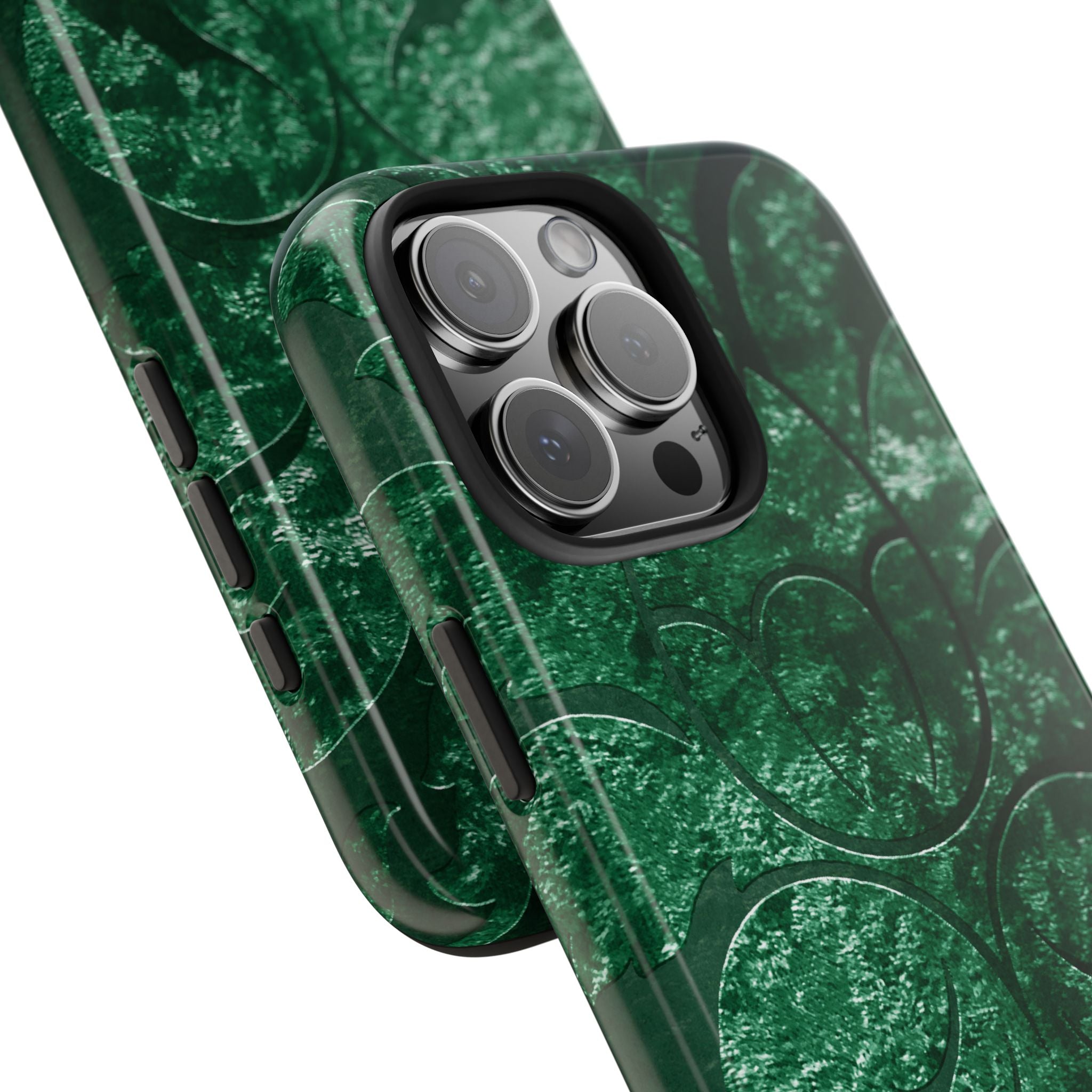 embossed-emerald-velvet-tough-iphone-case-protective-iphone-cover-heavy-duty-iphone-case-rugged-phone-case-durable-smartphone