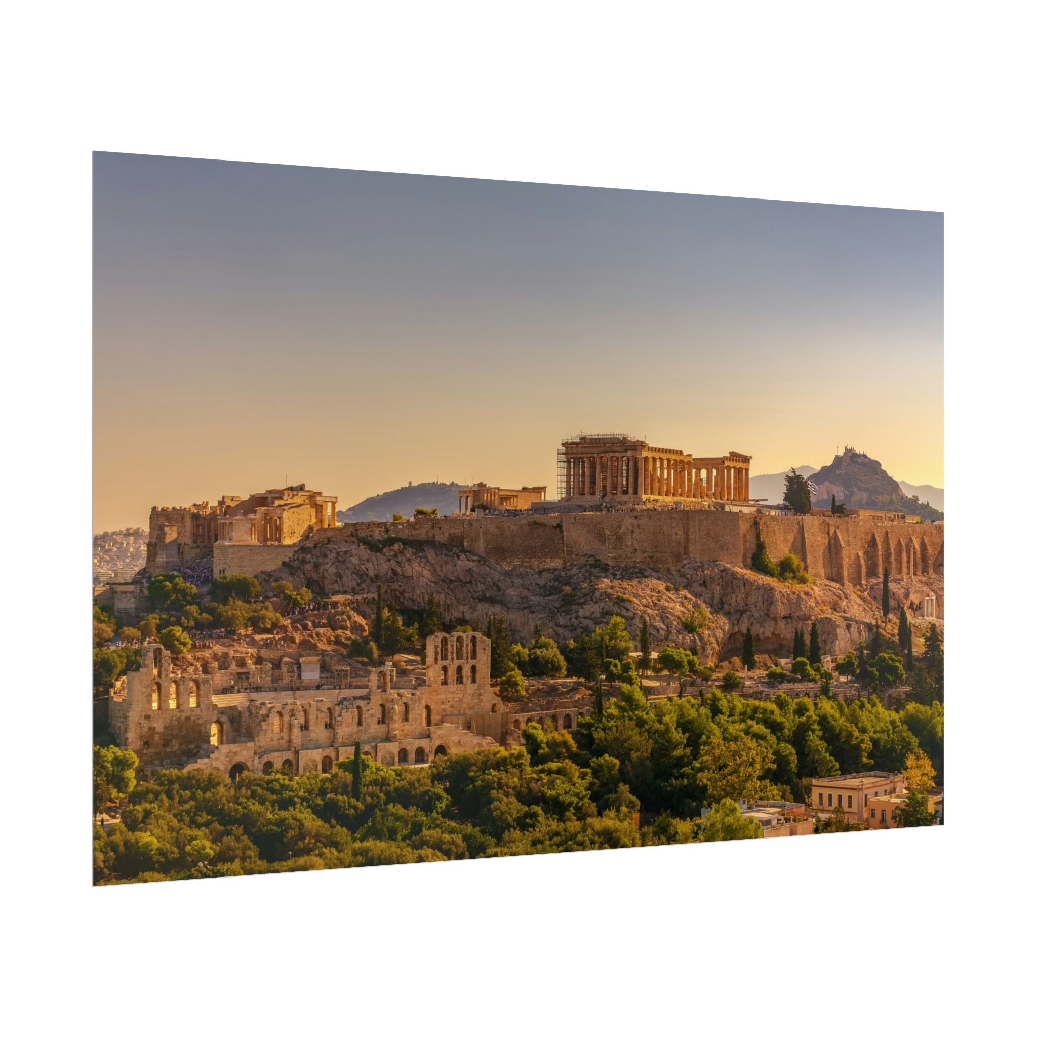 acropolis-panoramic-fine-art-poster-print-greek-wall-art-athens-greece-home-decor-travel-lover-gift-landscape