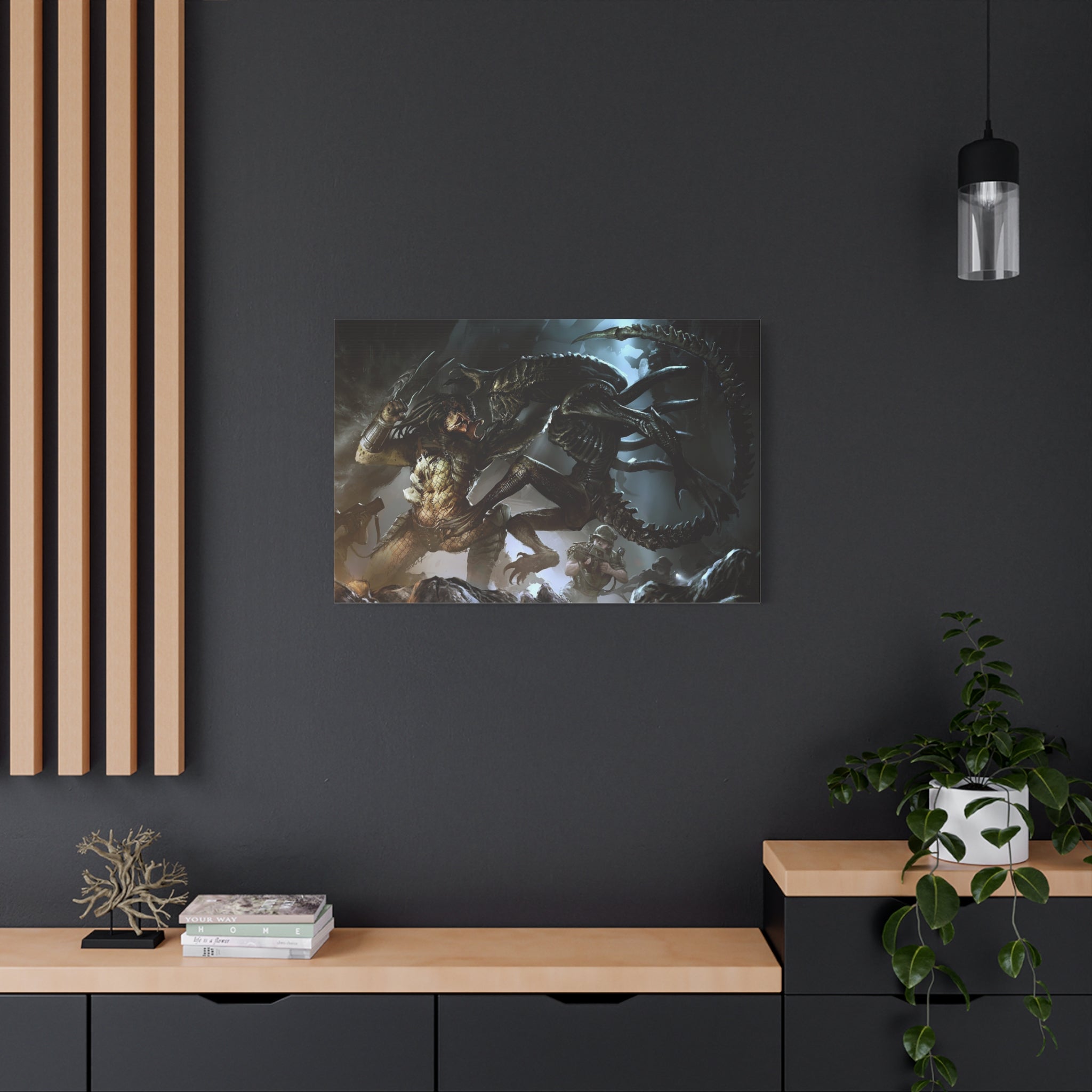 canvas-art-predator-alien-art-xenomorph-matte-canvas-print-stretched-wall-art-1-25-poster-sci-fi-home-decor-1