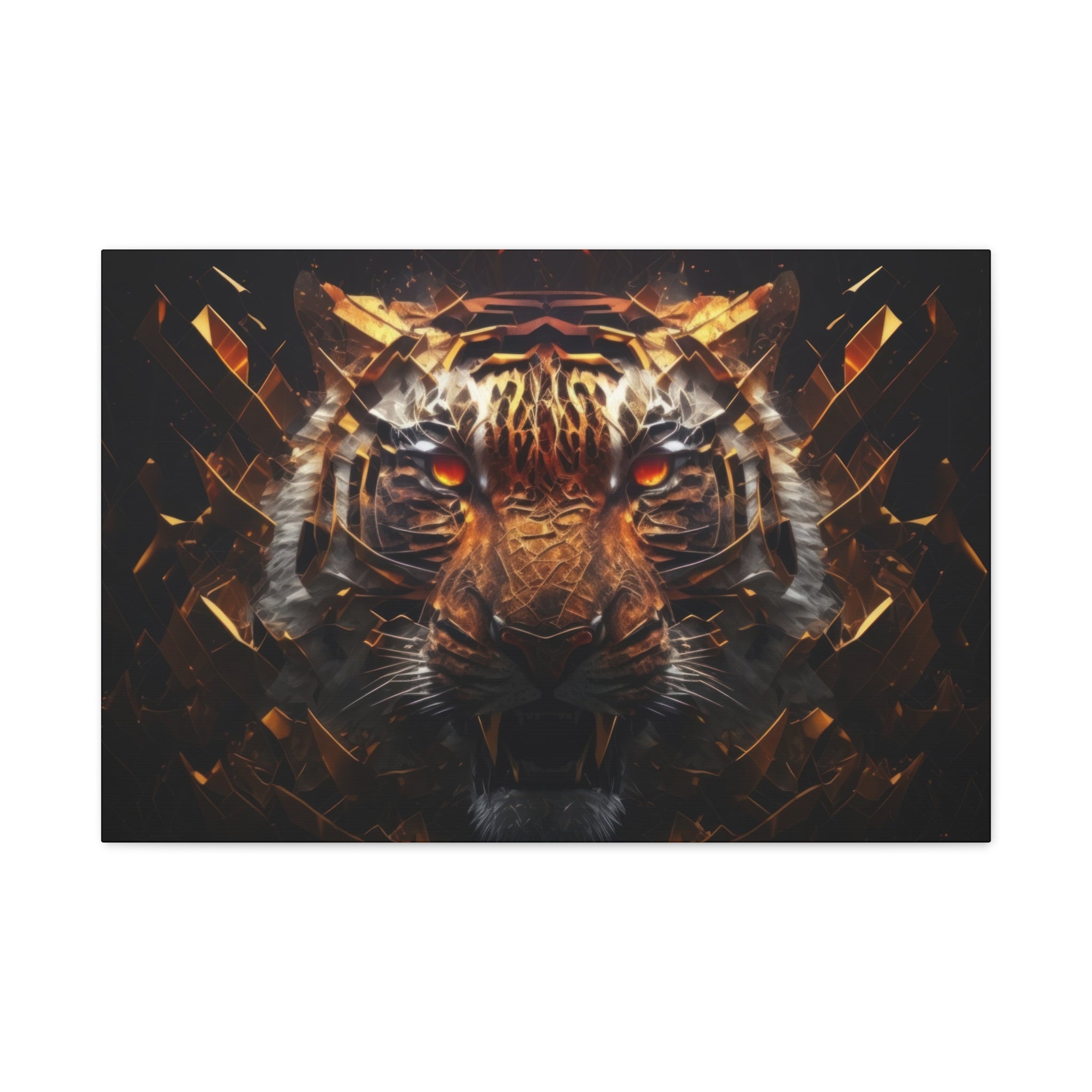 canvas-print-tiger-face-predator-fantasy-art-home-living-room-decor-matte-stretched-wall-art-animal-art-tiger-canvas
